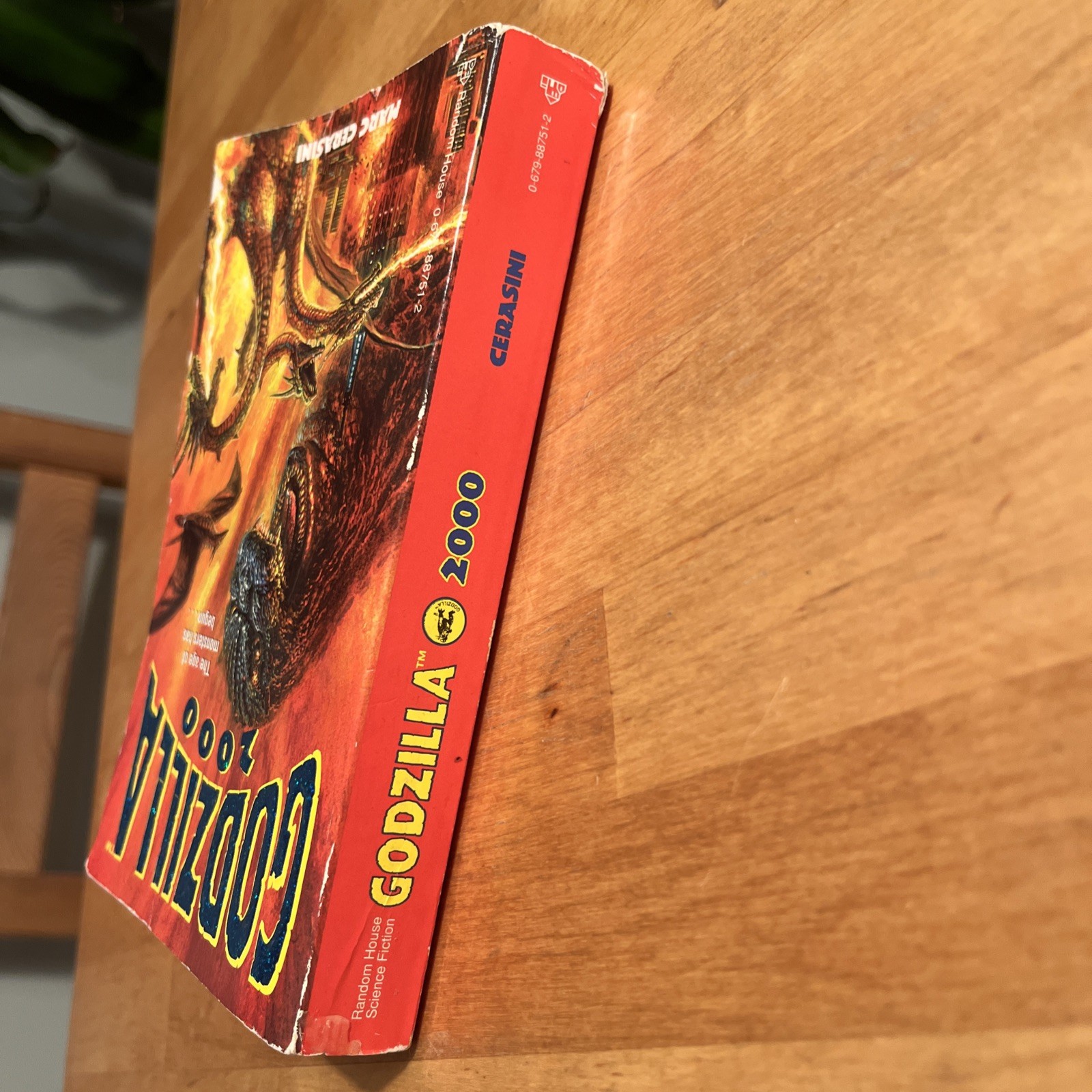 GODZILLA 2000 by Marc Cerasini, 1997 Random House 1st Edition 2nd Printing OOP