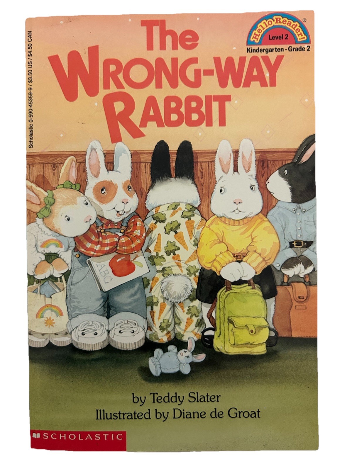The Wrong-Way Rabbit (Hello Reader) – Paperback By Slater, Teddy – New
