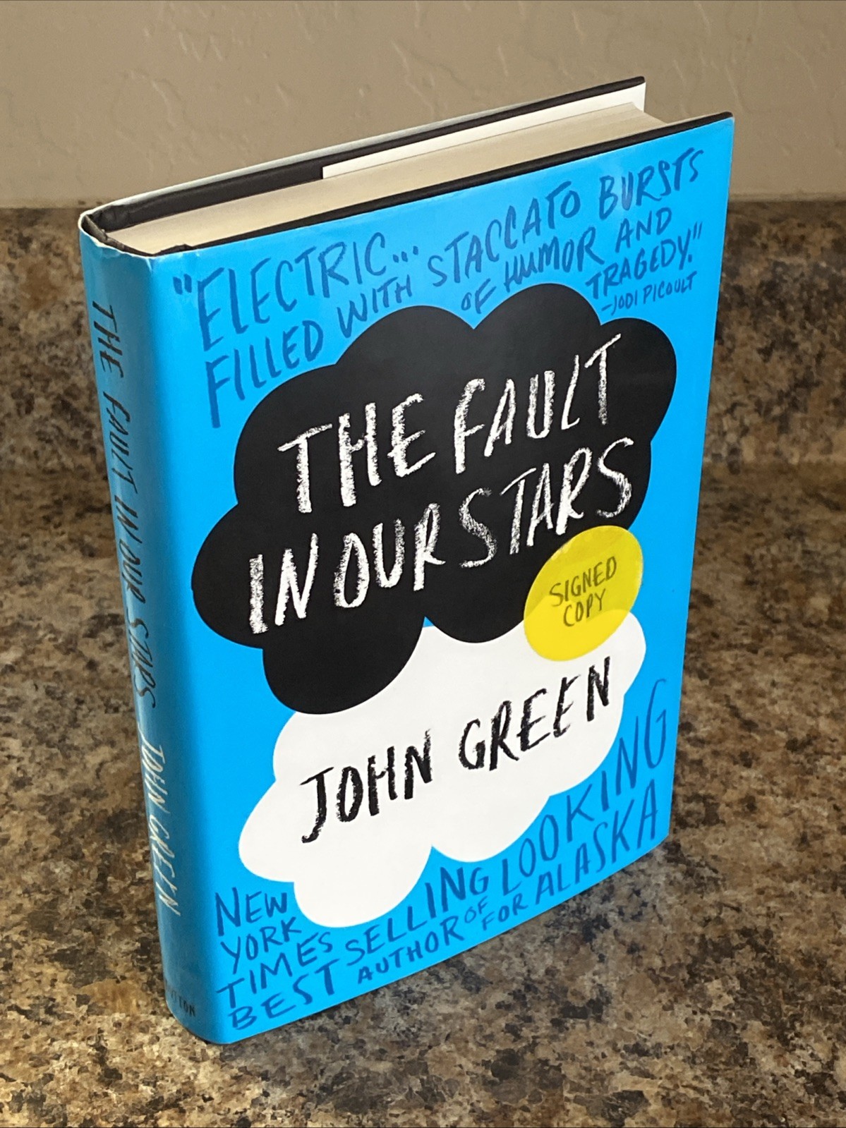The Fault in Our Stars SIGNED by John Green – 1st Prt / 1st Ed Near Fine HC