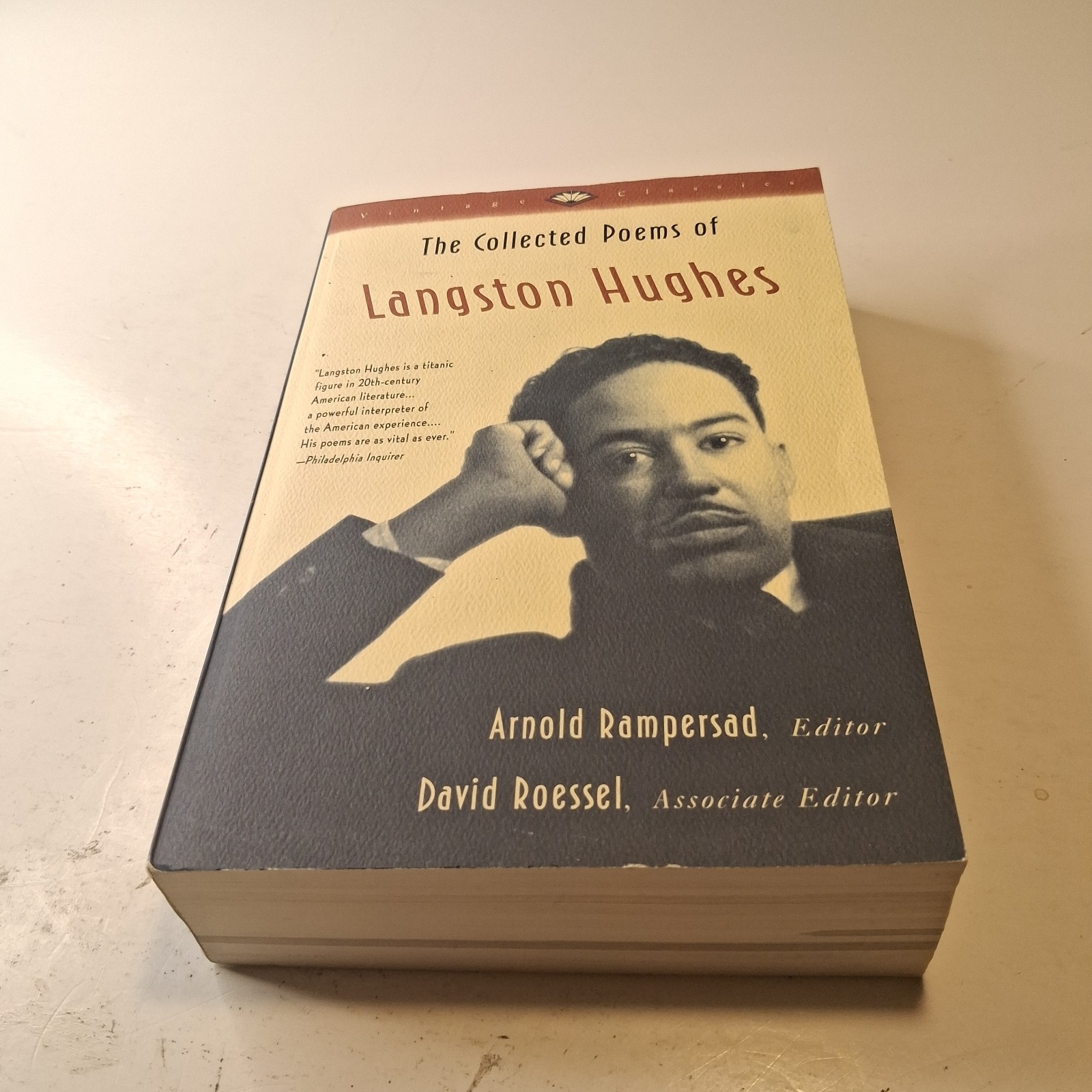 The Collected Poems of Langston Hughes (Vintage Classics, 1994) Hardcover SIGNED