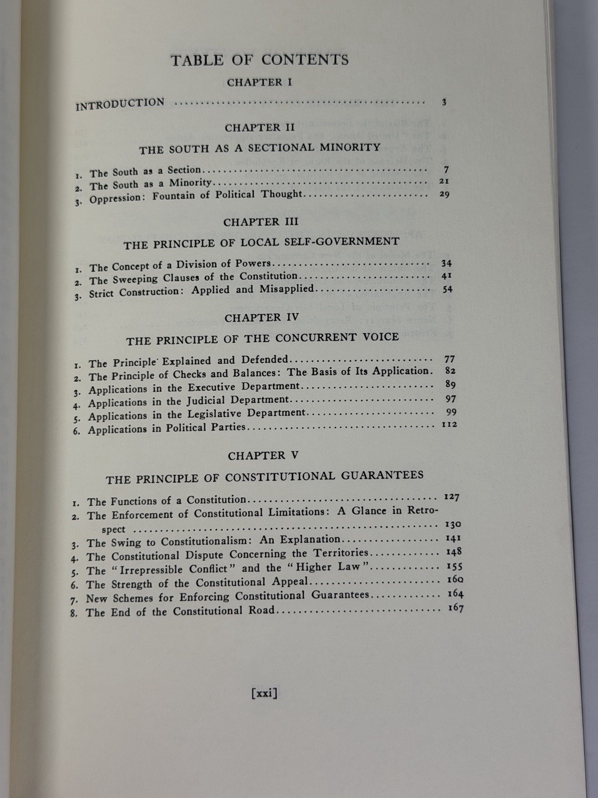 The South as a Conscious Minority 1789-1861 – A Study in Political Thought – HC