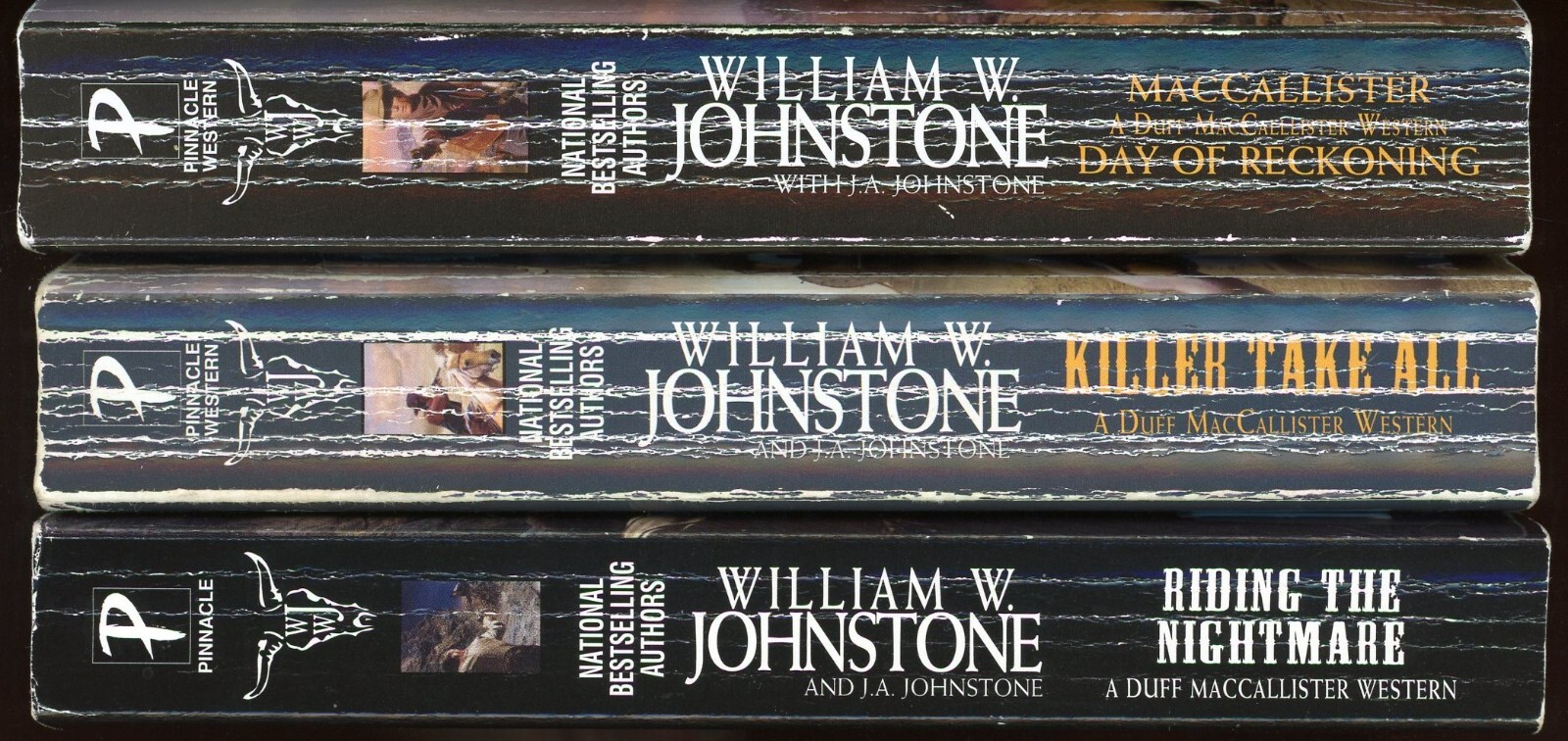 Duff MacCallister Western Action Lot of 3 Paperback by William Johnstone
