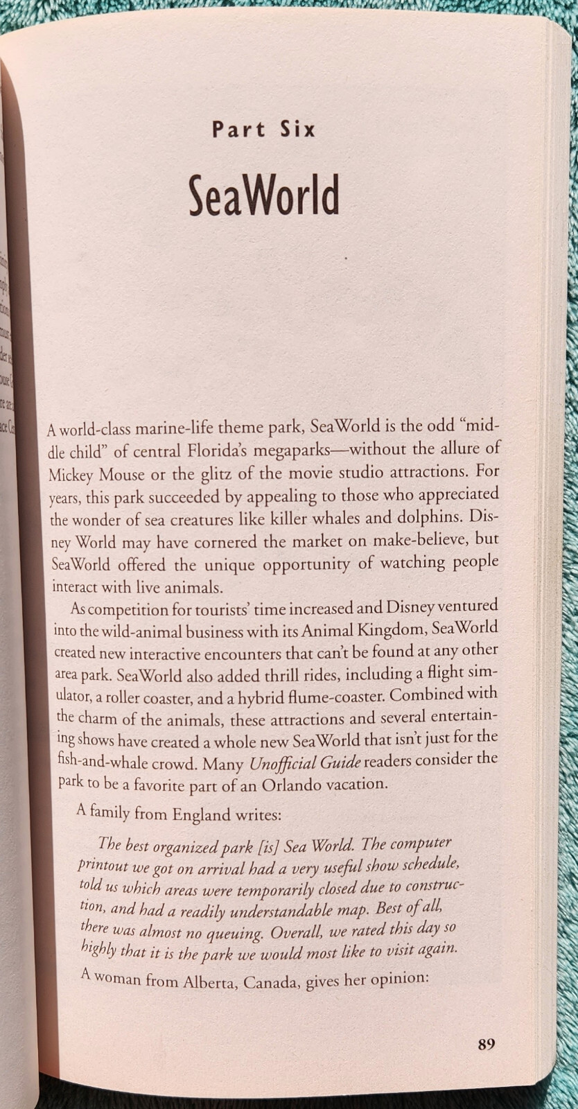 Beyond Disney The Unofficial Guide 2nd Edition 2001 Trade Paperback 232 Pages