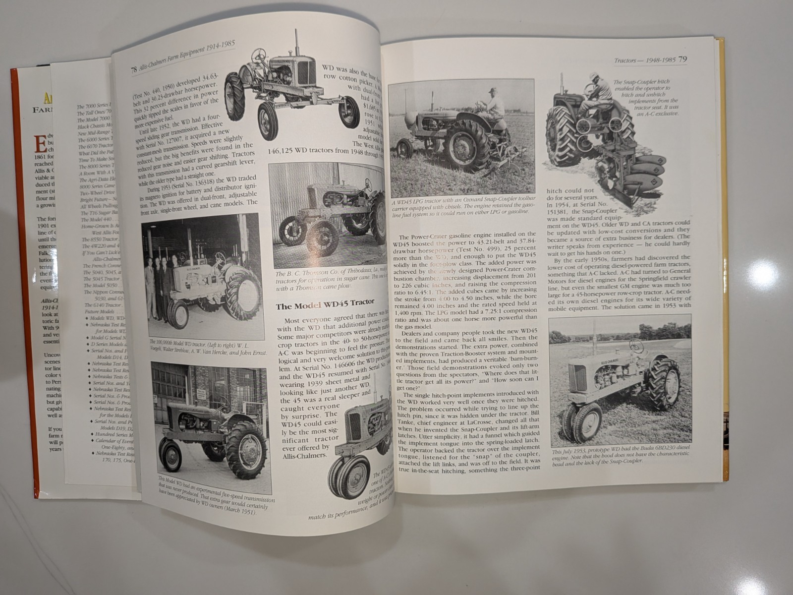 Allis-Chalmers Farm Equipment 1914-1985 / Norm Swinford 1994 Hardcover ASAE
