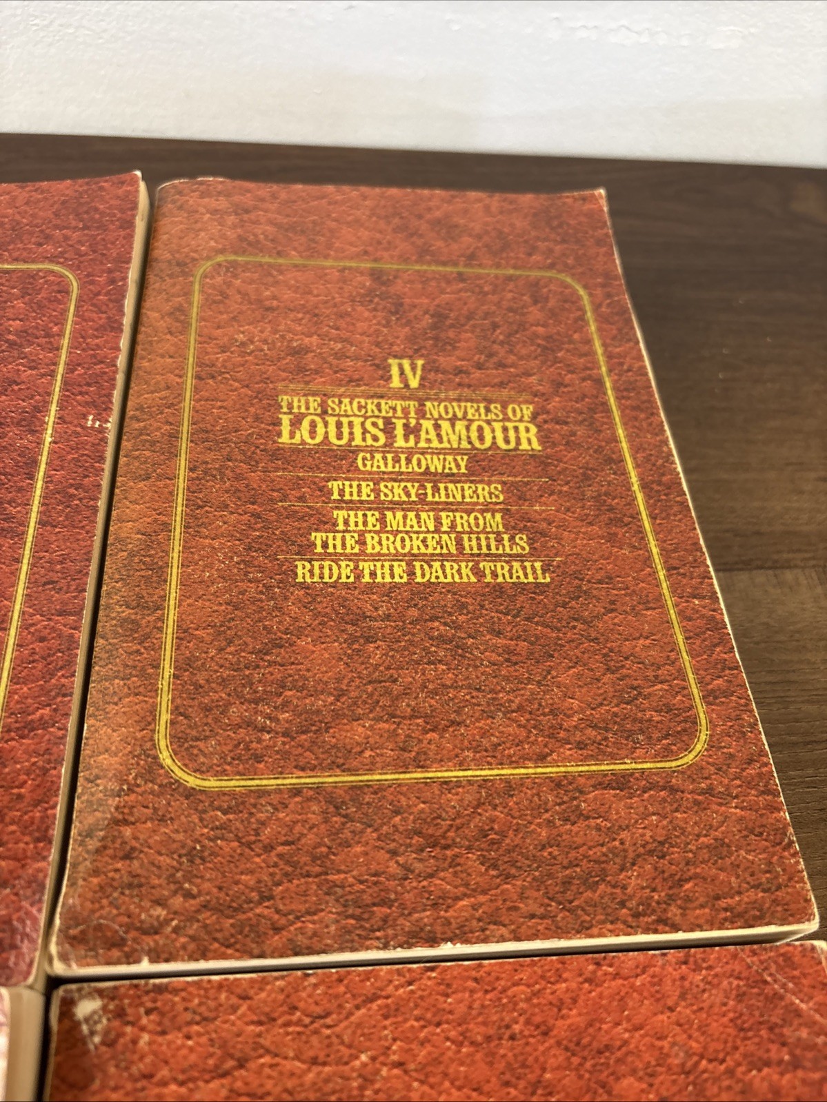 The Sackett Novels of Louis L’Amour Set of 4 Paperback Books