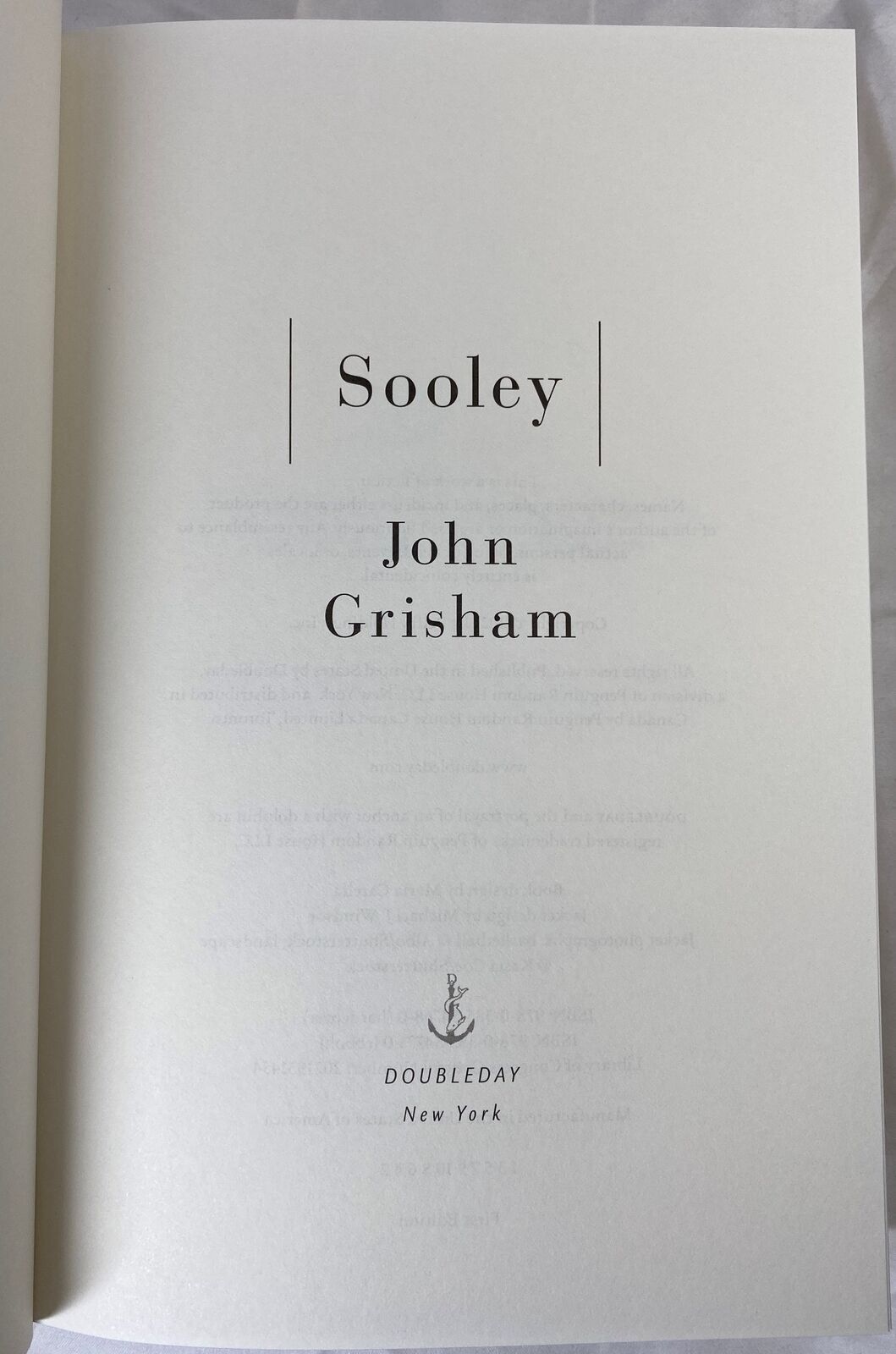Sooley by John Grisham (2021, Hardcover, Dust Jacket) 1st edition