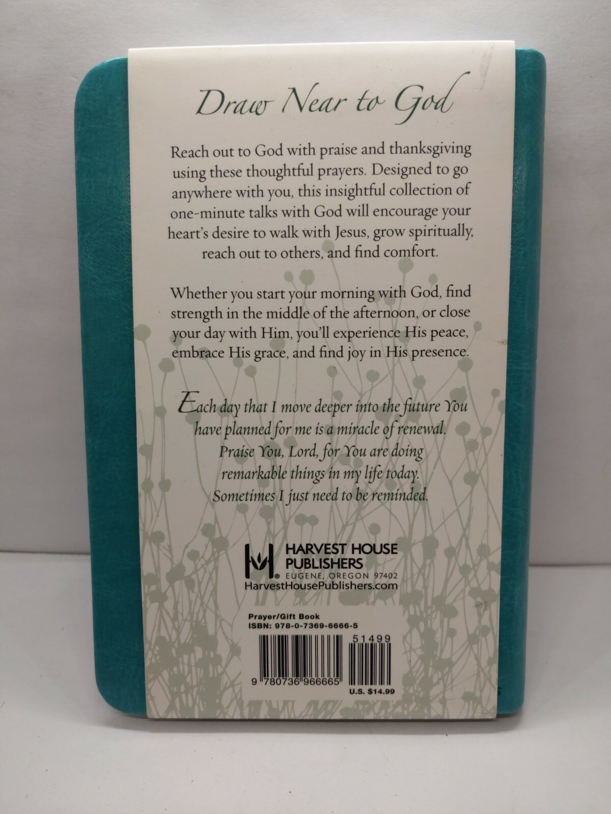 One-Minute Prayers for Women Faux Leather Teal