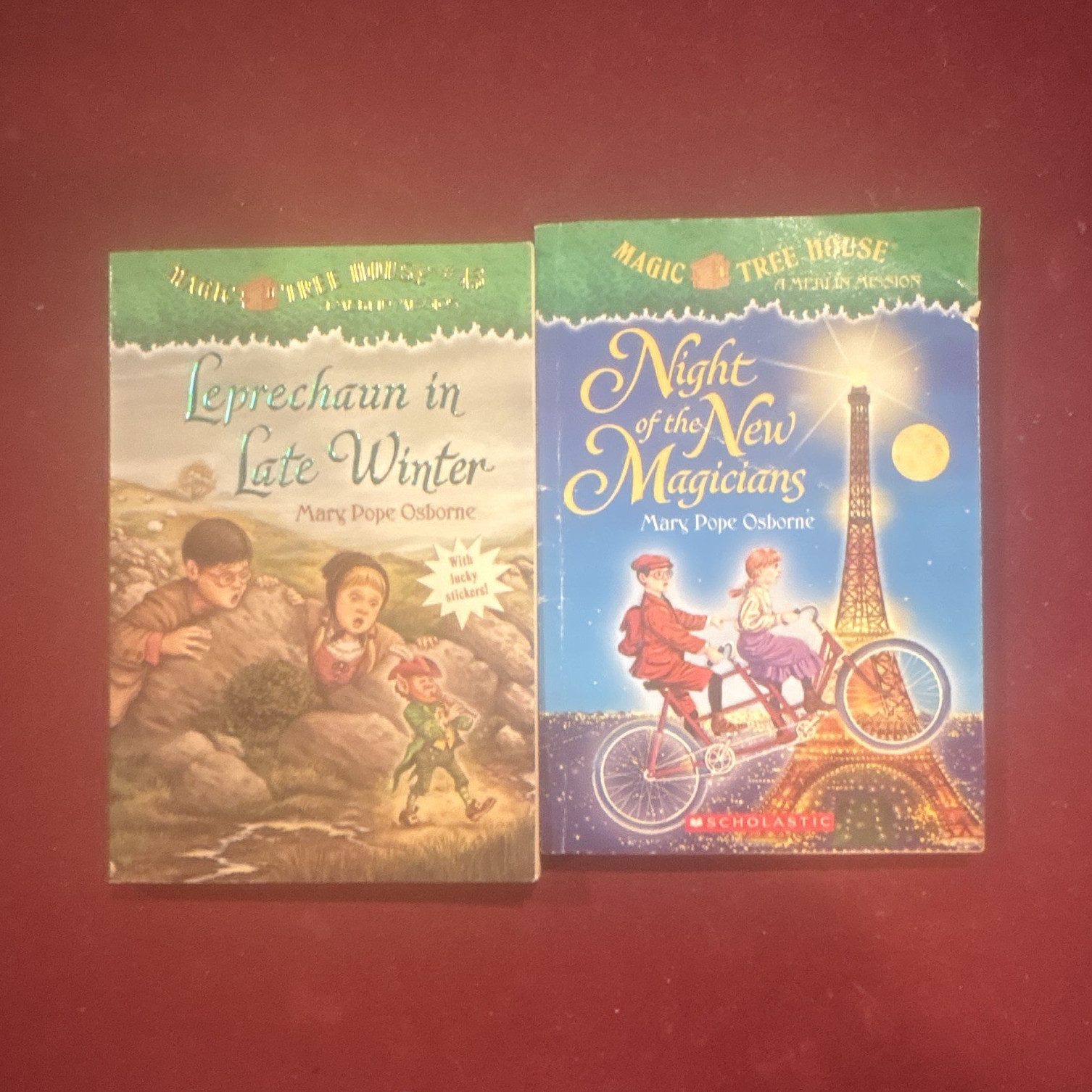 Magic Tree House 2-Book PB Set Mary Pope Osborne Leprechaun/Magicians