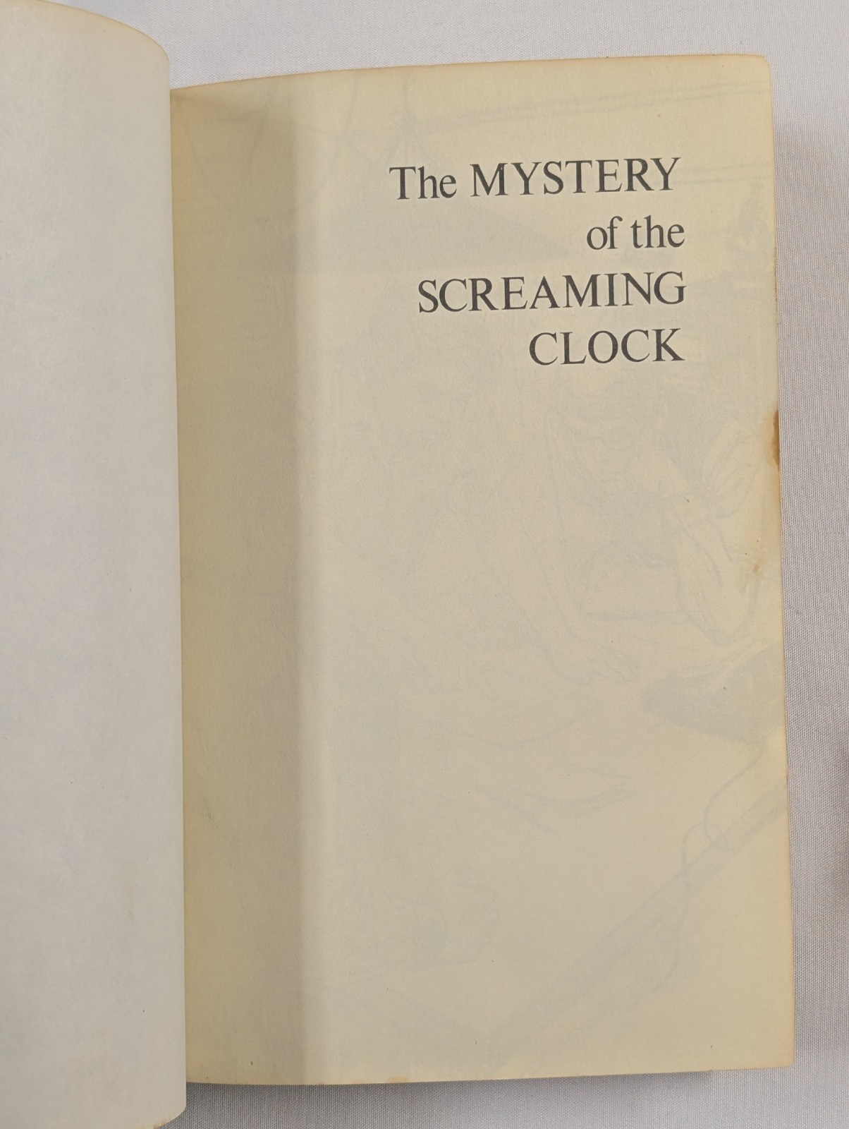 1968 Three Investigators #9 Mystery Screaming Clock Hitchcock Ex-Library HC
