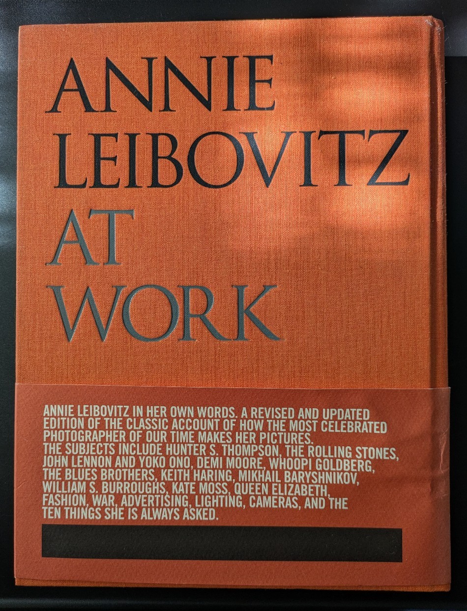 ANNIE LEIBOVITZ At Work SIGNED Hardcover Revised & Updated Edition Autographed.