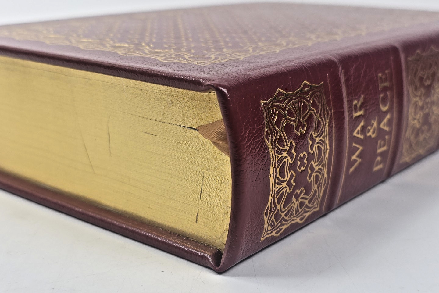 Lot of 2 Easton Press HC Books ~ War and Peace & Anna Karenina by: Leo Tolstoy