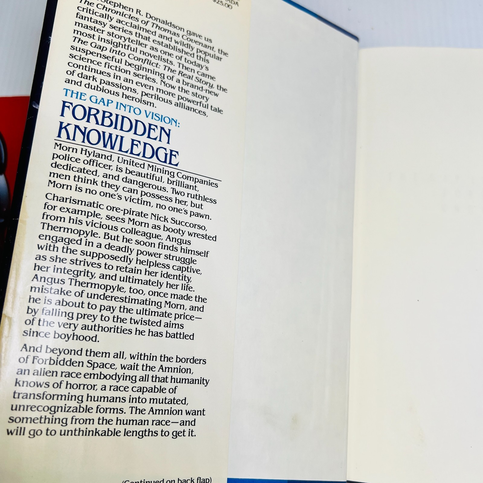 Gap Into Conflict: The Real Story & Gap Into Vision: Forbidden Knowledge 1ST ED
