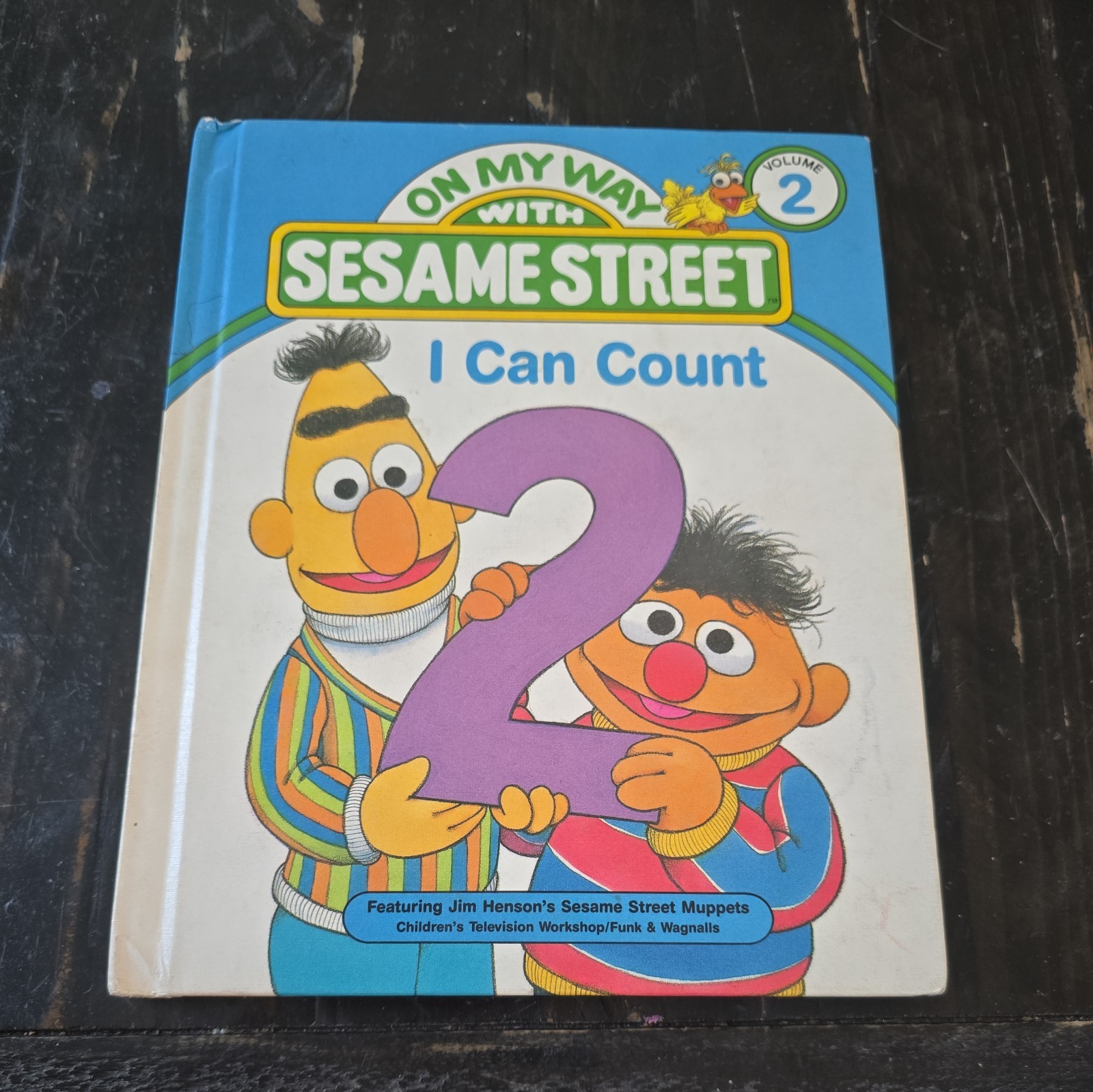 Vintage On My Way With Sesame Street Books Lot Of 3 1989 (Volume 1, 2 & 9)