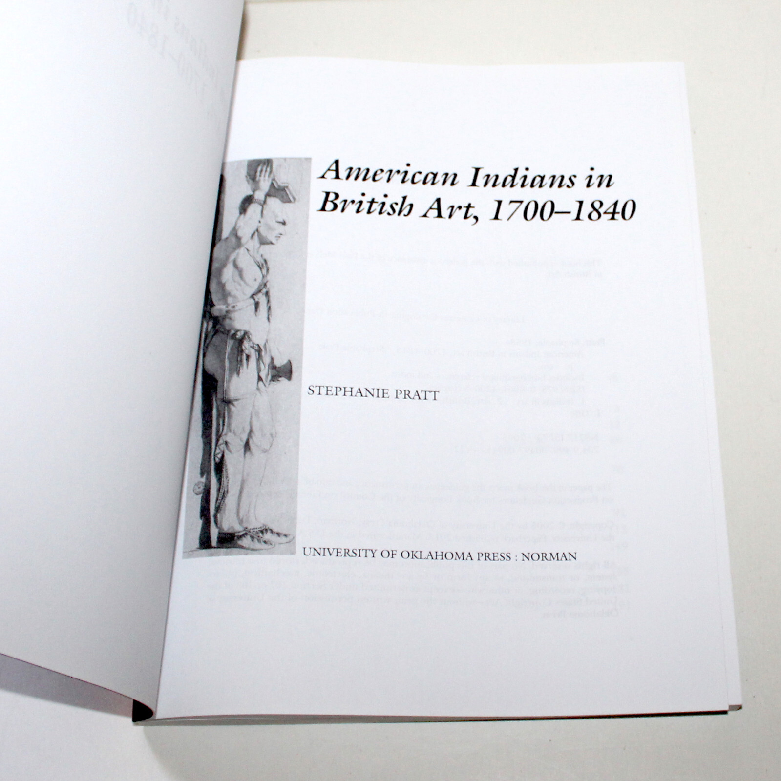 American Indians in British Art 1700 1840 Stephanie Pratt University of Oklahoma