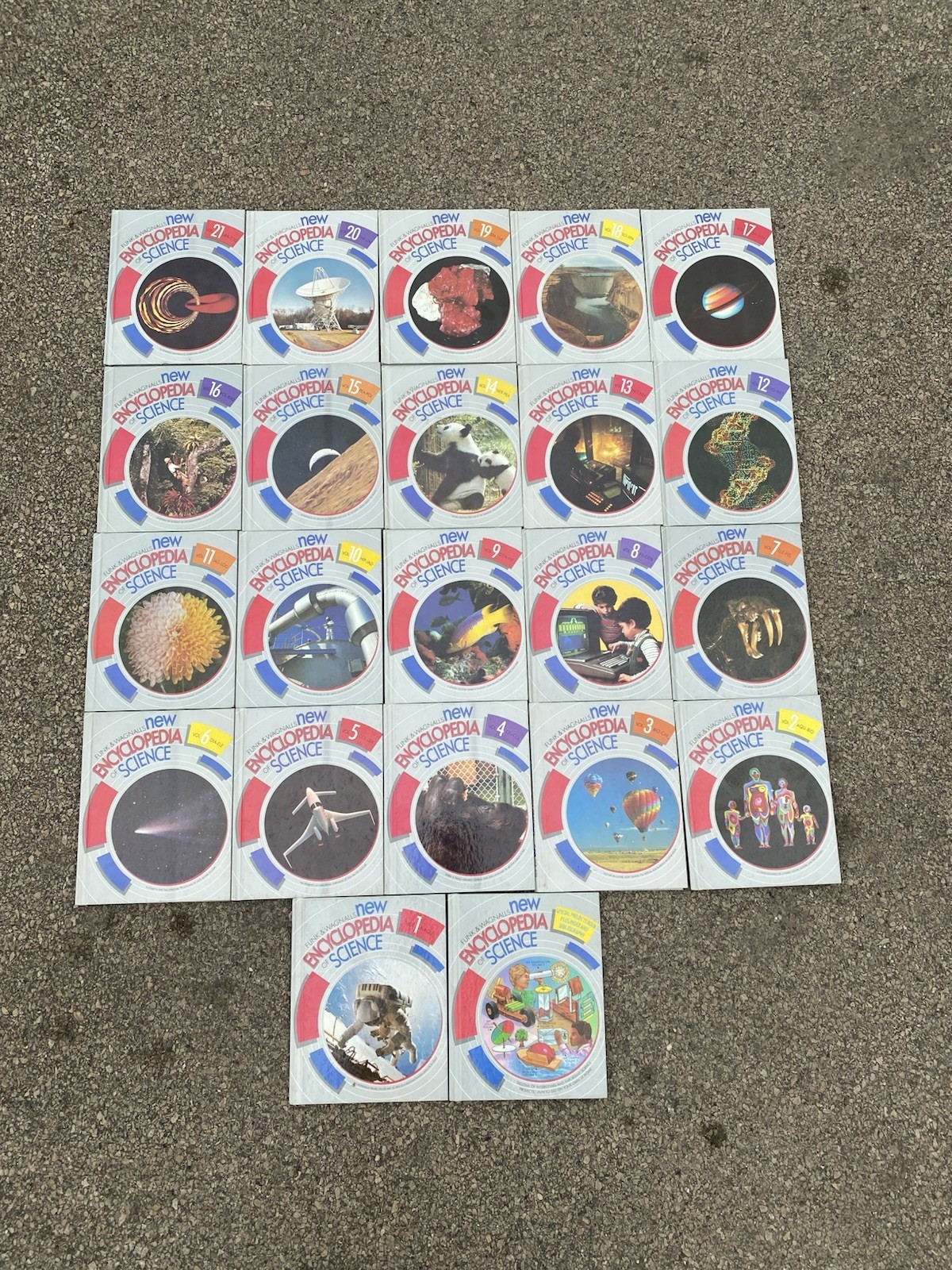 1986 Funk And Wagnalls New Encyclopedia Of Science 22 Volumes COMPLETE Set
