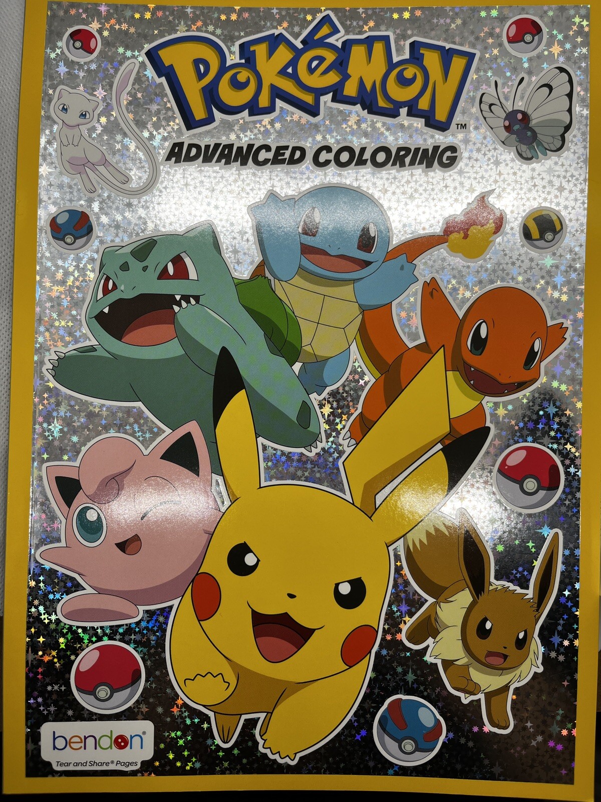 NEW UNUSED Pokémon Advanced Coloring Book – 40 pages – Free shipping