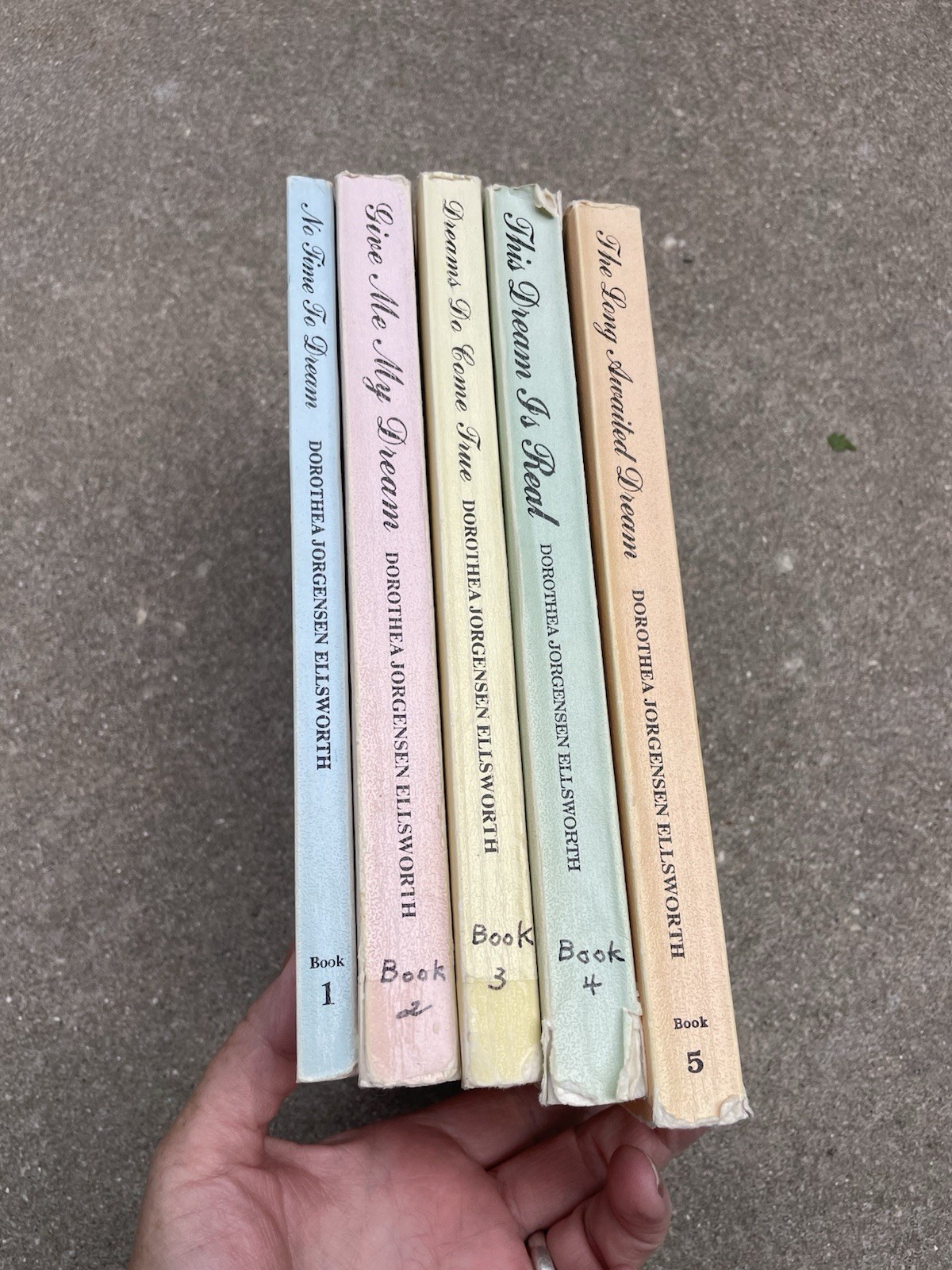 Dorothea Jorgensen Ellsworth DREAMS Complete Set of 5 PB Books ALL SIGNED