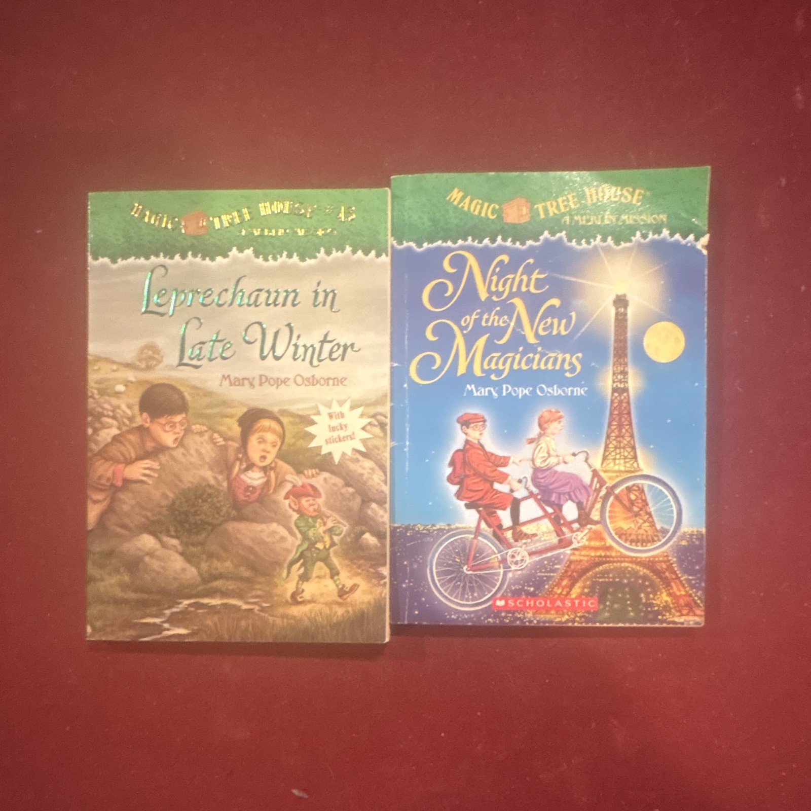 Magic Tree House 2-Book PB Set Mary Pope Osborne Leprechaun/Magicians