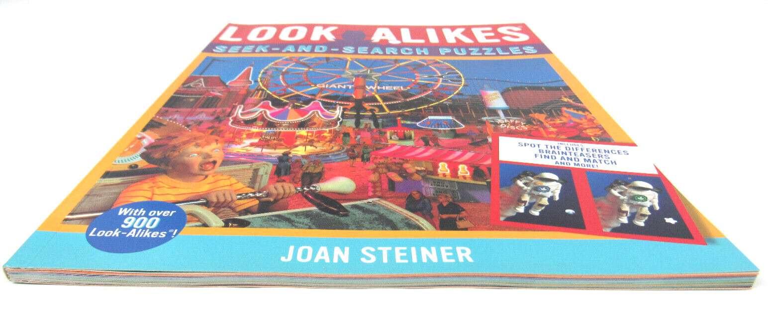 LOOK ALIKES Seek – And – Search PUZZLES By Joan Steiner Over 900 Look-Alikes NEW