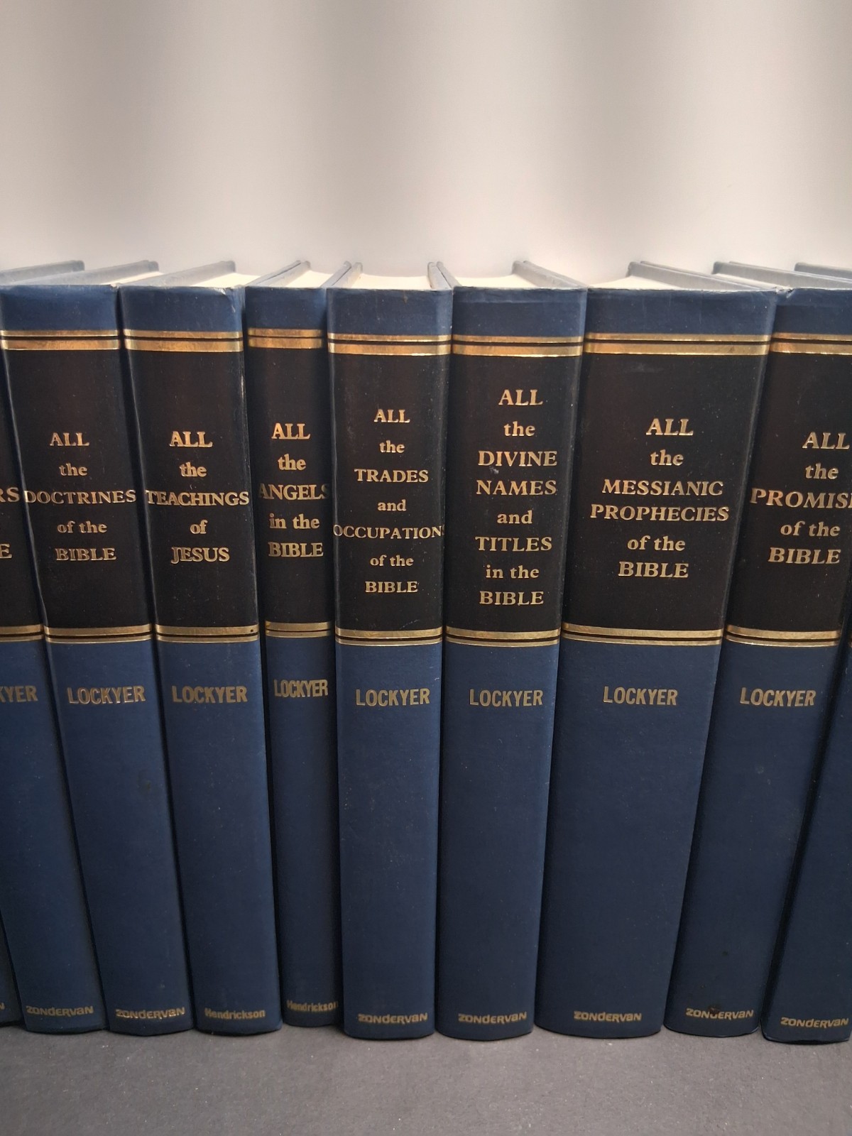 20 volume – Herbert Lockyer “All of the Bible” Bible Reference Set Zondervan