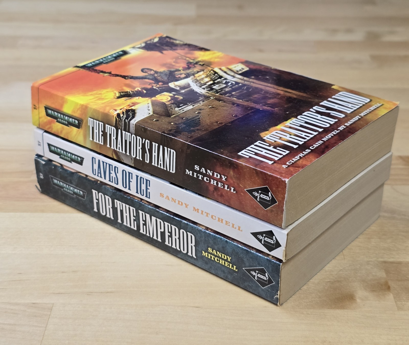 CIAPHAS CAIN NOVELS 1-5 SET BY SANDY MITCHELL WARHAMMER 40K