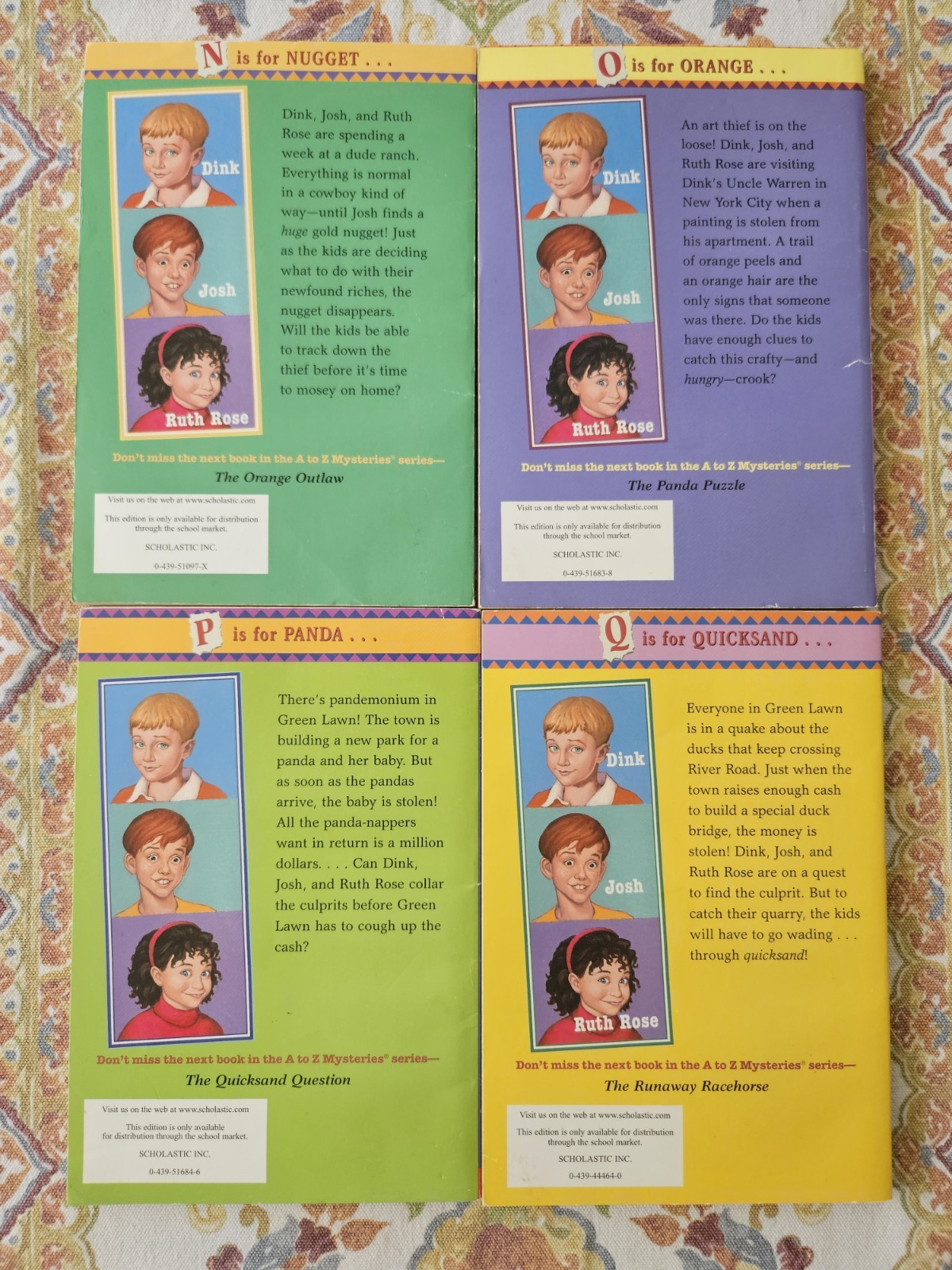 Lot of 18 A to Z Mysteries Rob Roy Children’s Paperback Books Chapter Ages 6-9