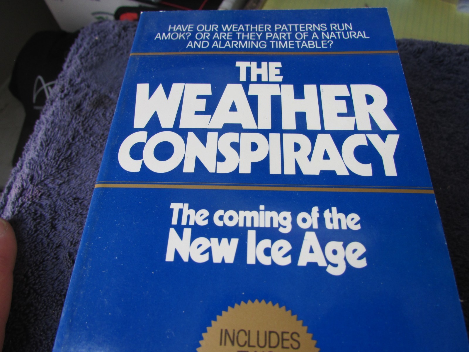 New Vintage Paperback The Weather Conspiracy Unread