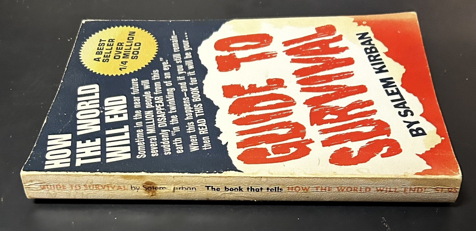Guide to Survival by Salem Kirban (1st Ed. 9th Print) Trade PB Vintage