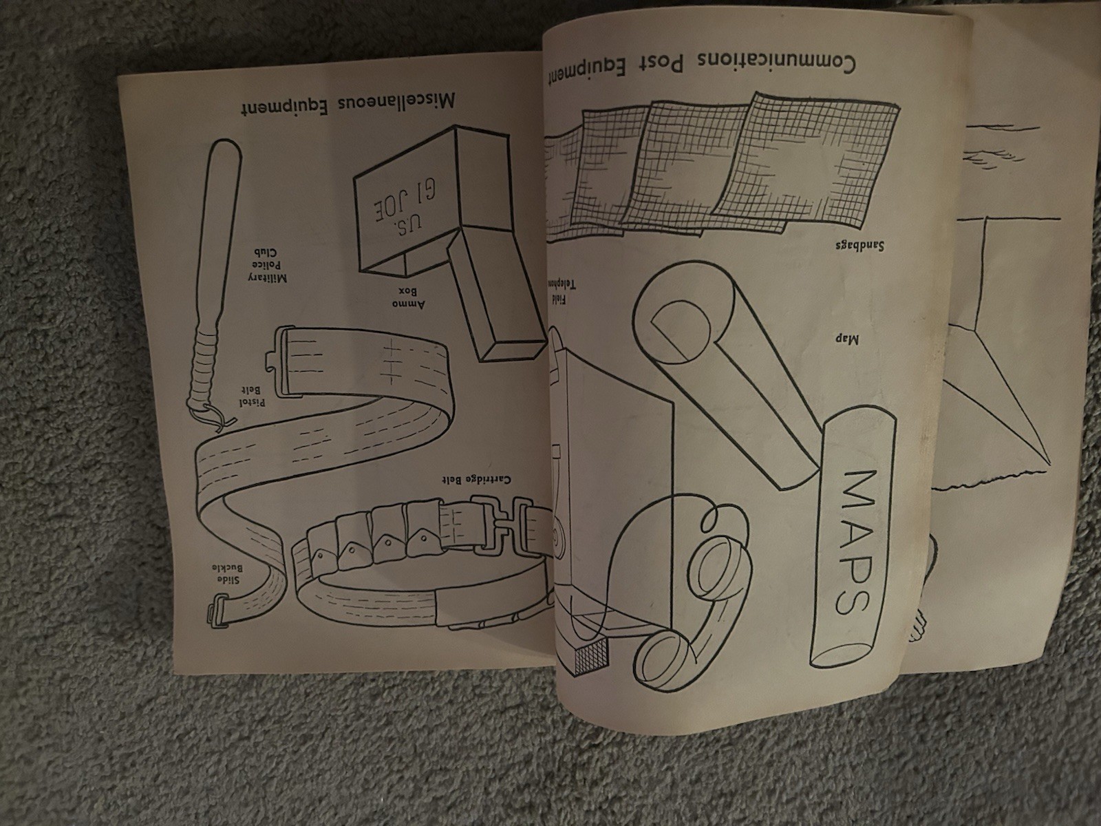 GI Joe 1965 Action Coloring Book Hassenfeld, Whitman 180 Pages, Vintage