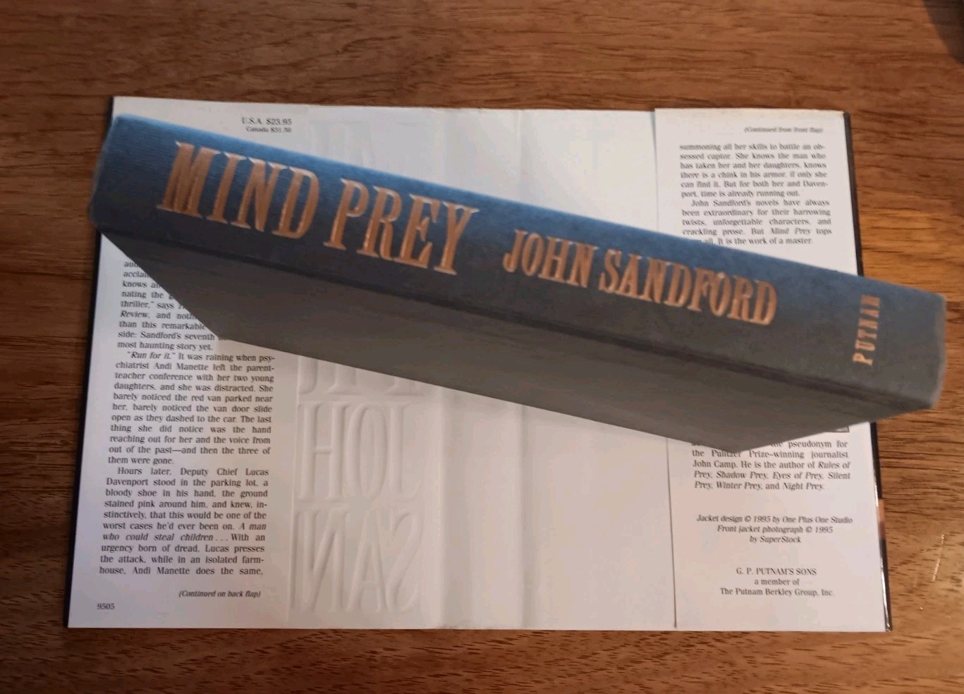 John Sandford Lot of 4 Prey Series HCDJ 1st Edition 3 1st Printings VG to NF