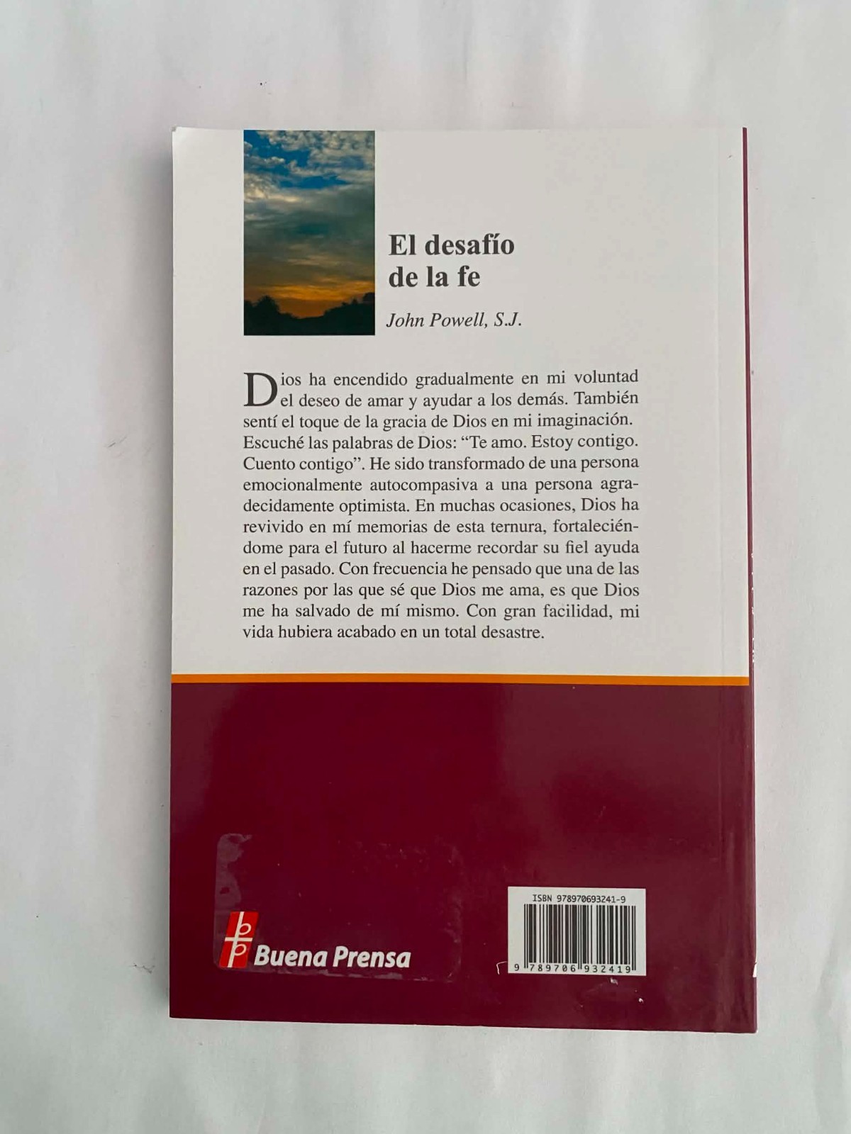 El Desafio De La Fe – John Powell, S.J. Espiritualidad – Paper back spanish GOOD