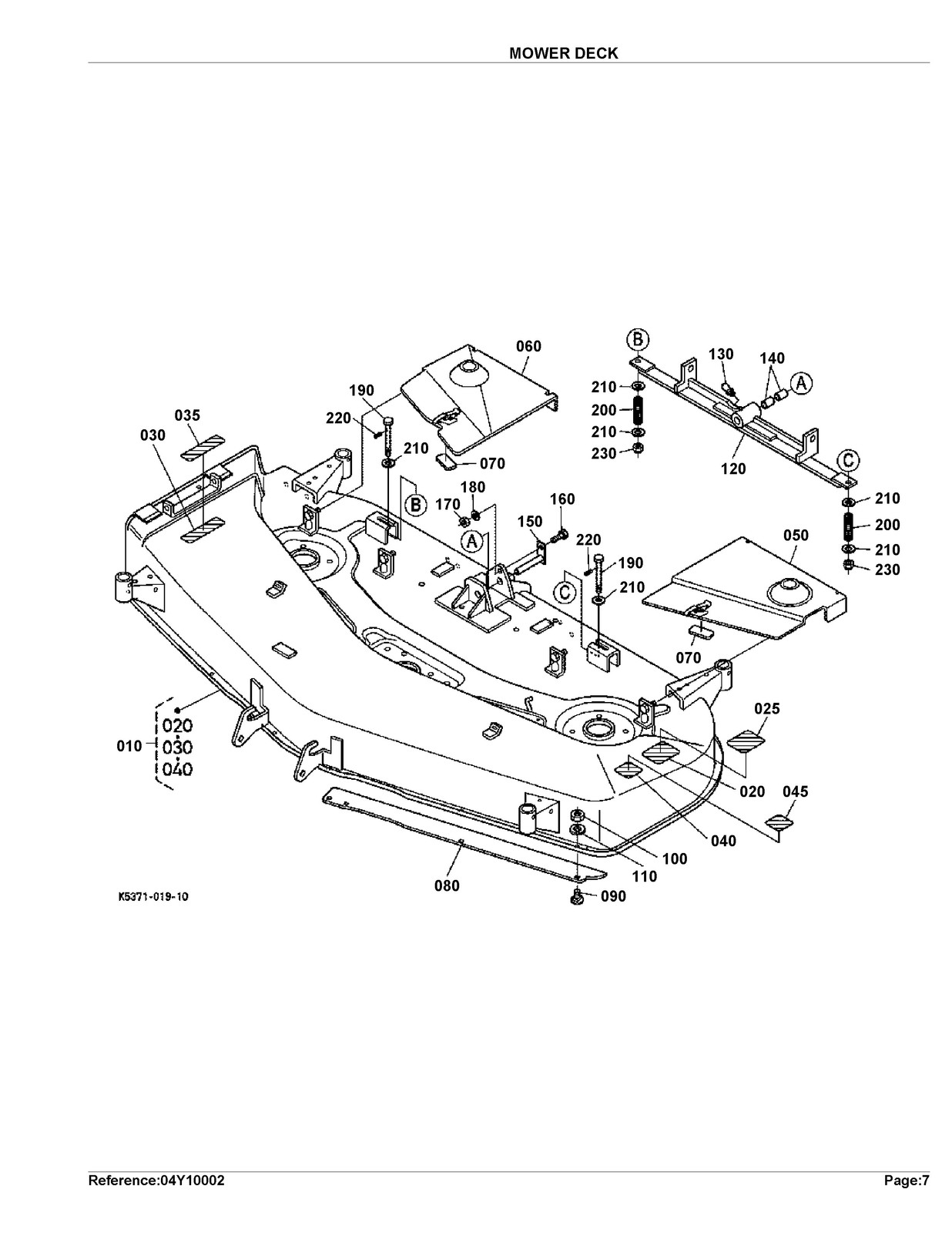KUBOTA RCK60B-22BX 60in Mower Parts Manual – STEEL WIRE BOUND – TOUGH COVERS