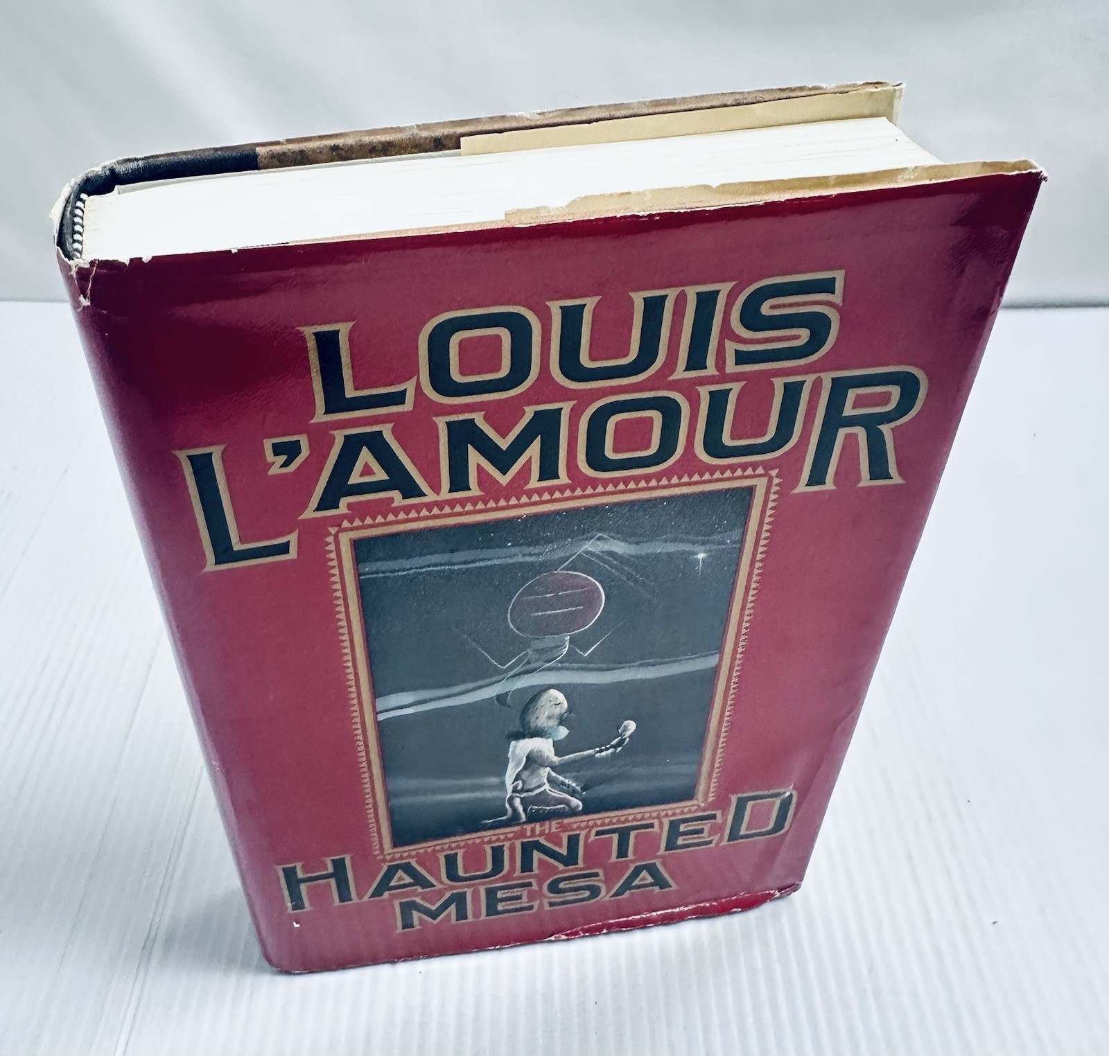 Louis LAmour The Haunted Mesa 1987 First Edition Hardcover Western Adventure
