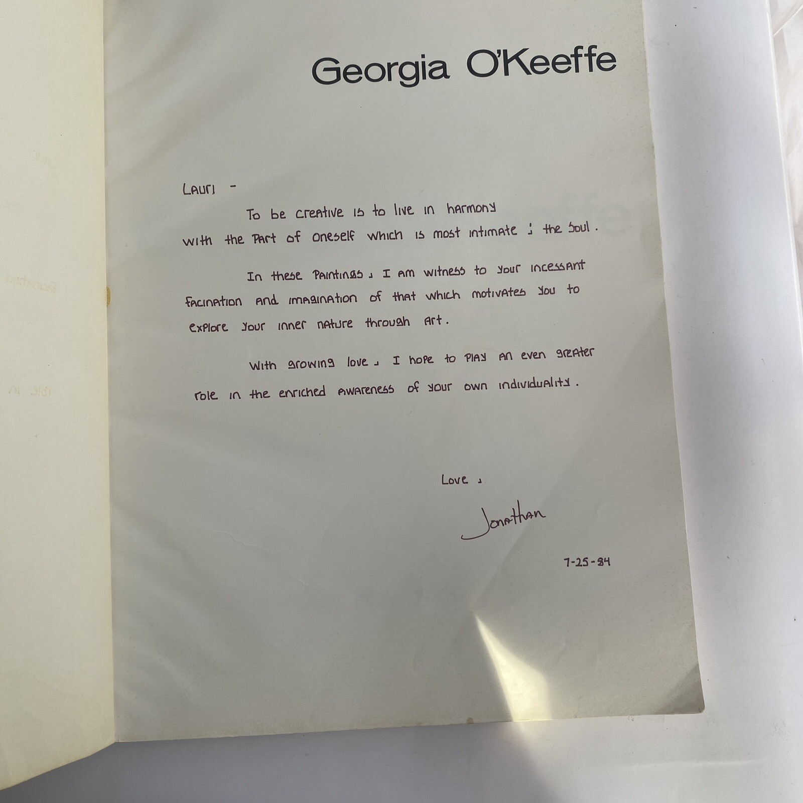 Georgia O’Keeffe (1985 Trade Paperback) Huge 10.5×14” Coffee Table CREASED