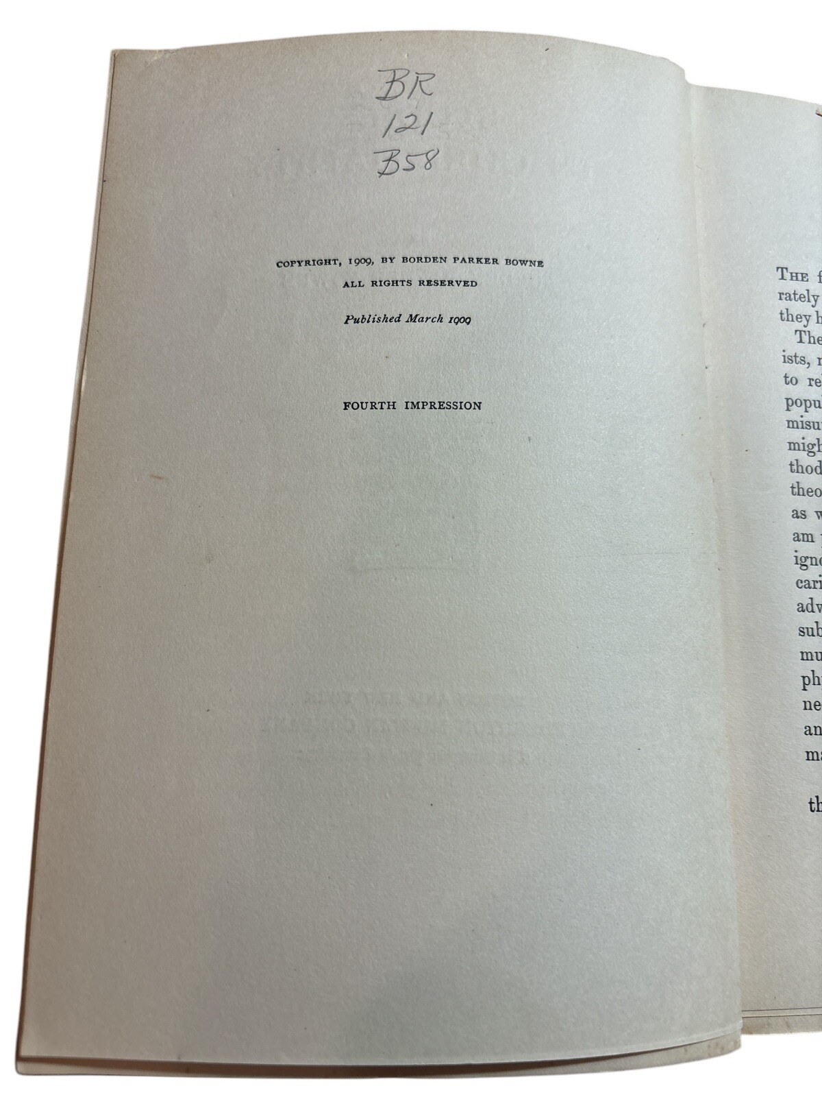 Studies in Christianity by Borden Parker Bowne 1909 Fourth Hardcover Impression