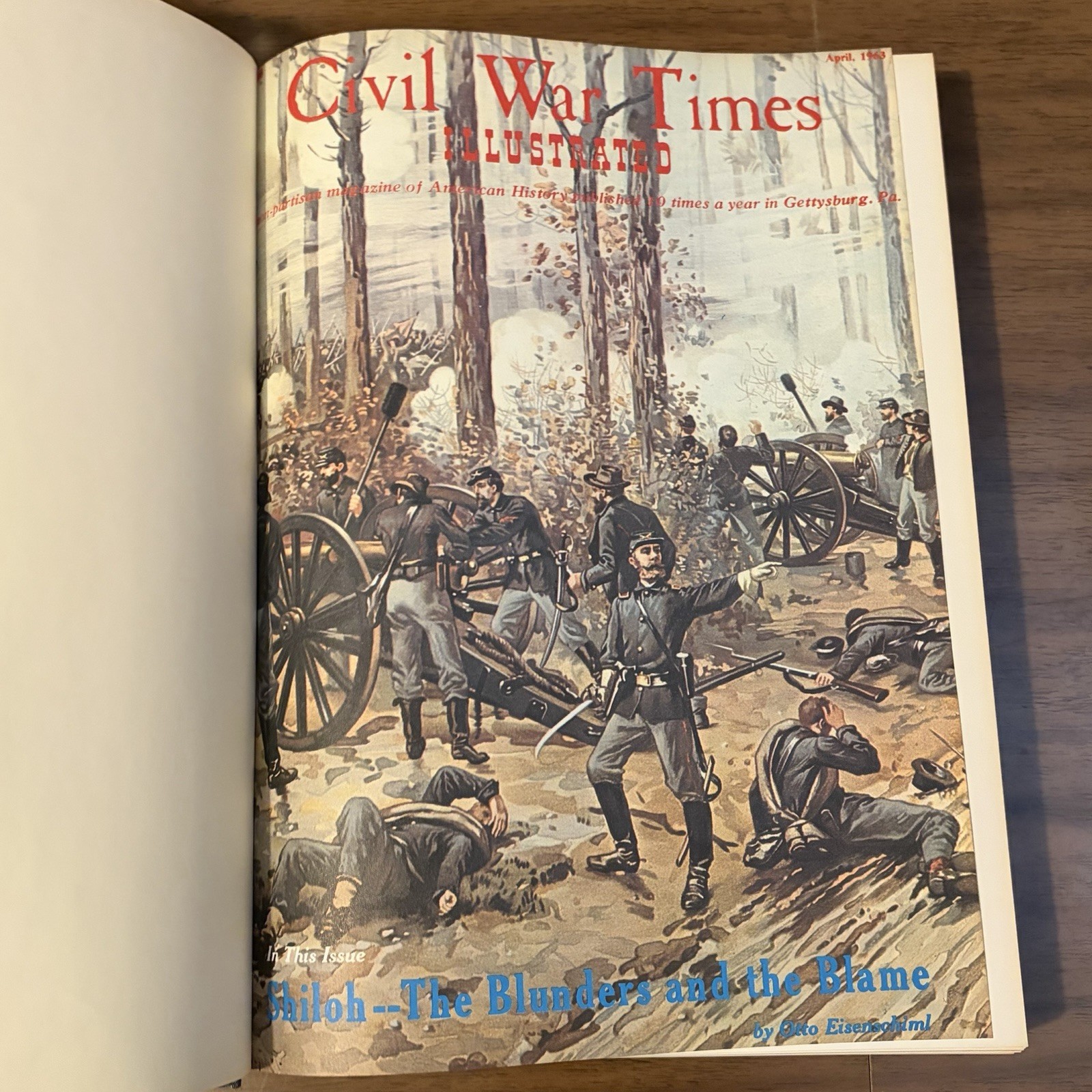 Civil War Times Illustrated Vol 1-5 Complete Set Index 1962-1967 Bound HC Books