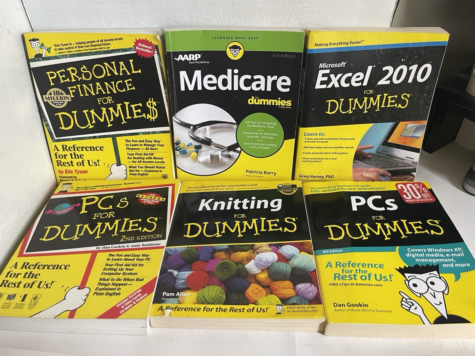 Lot 18 Books For Dummies Mixed Titles & Years Trade Paperback Books Only