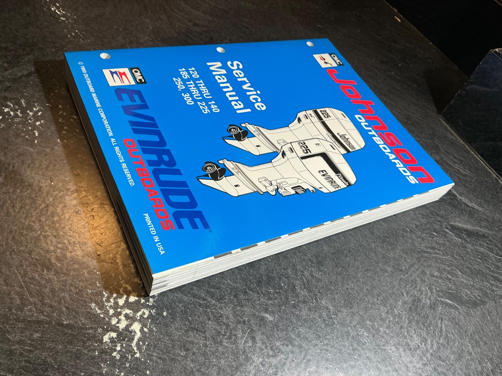 1994 Johnson Evinrude 120-300 HP Outboard Service Manual #500612 V4 V6 V8 Looper