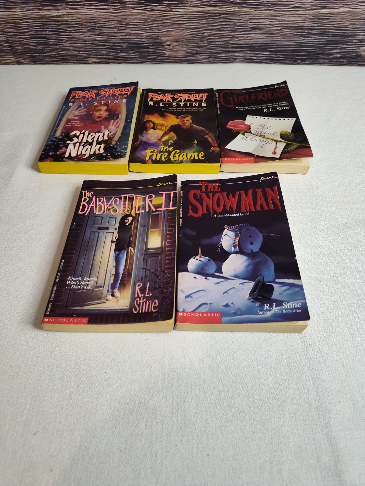 Vintage R.L. Stine Book Lot 15
