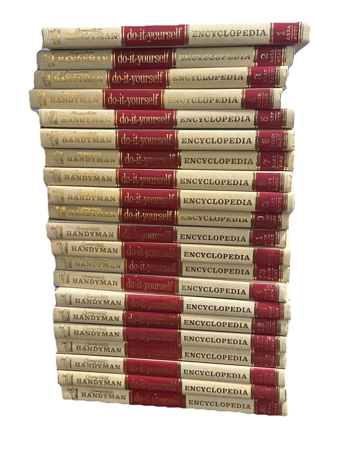 Complete Handyman 1975 Science Mathematics Do-It-Yourself Encyclopedia Vol 1-21