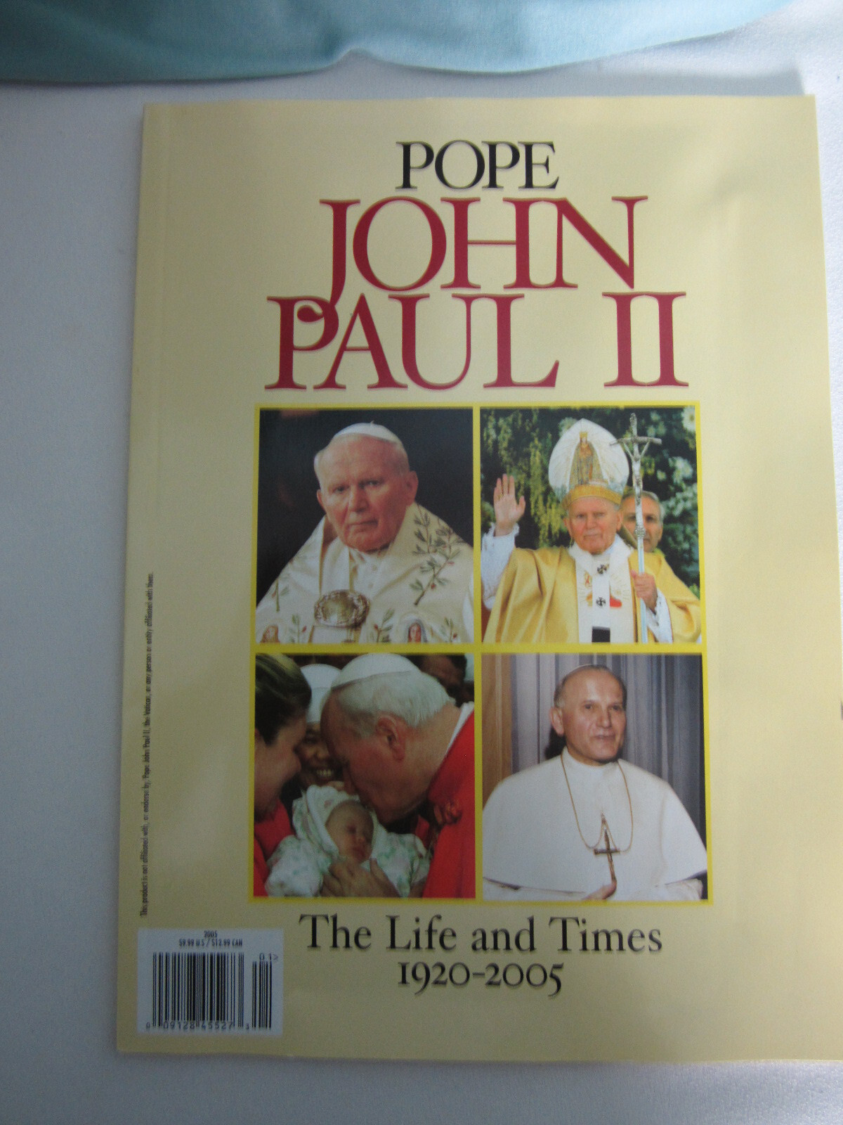 The Life & Times of Pope John Paul II 1920-2005 47 pages of Photos