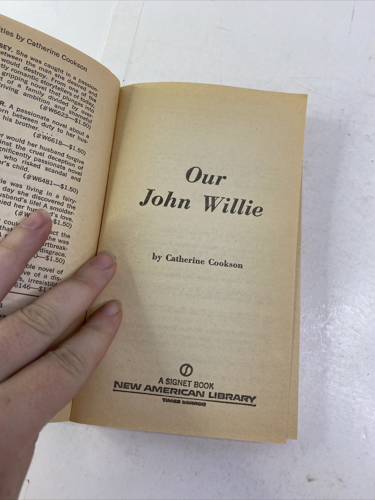 Our John Willie – Catherine Cookson (Paperback, 1975)