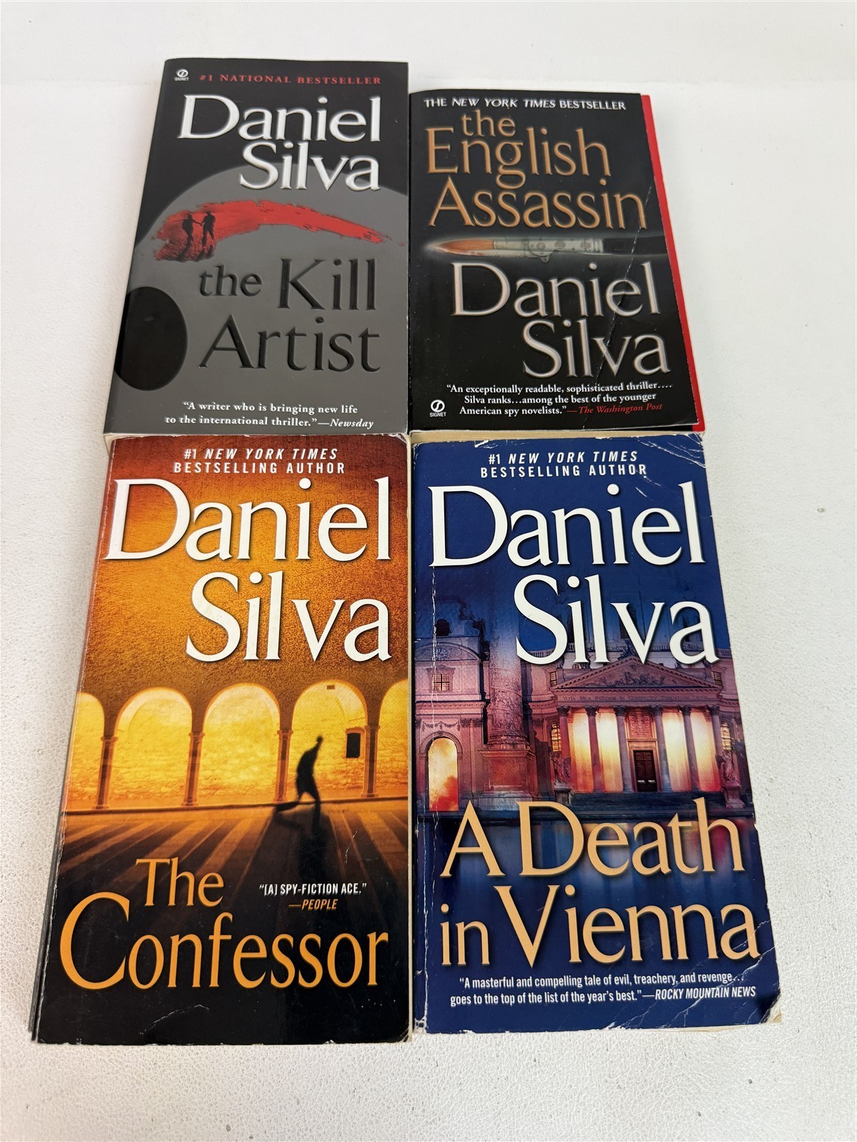 Daniel Silva Lot 22 Paperbacks including 19 Gabriel Allon series