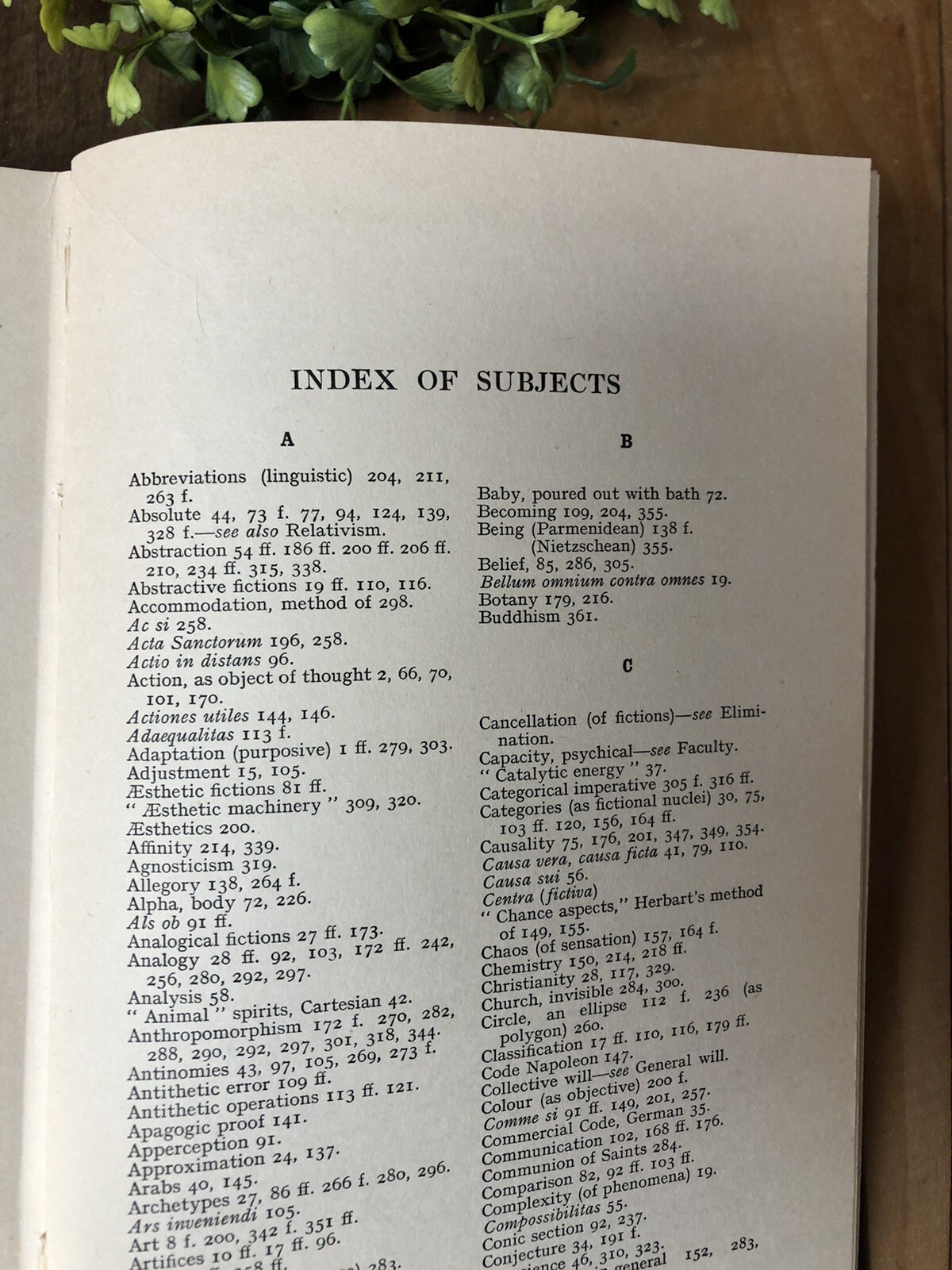 Vintage Psychology Book – Philosophy of As If – by Ogden 1920’s Positivism