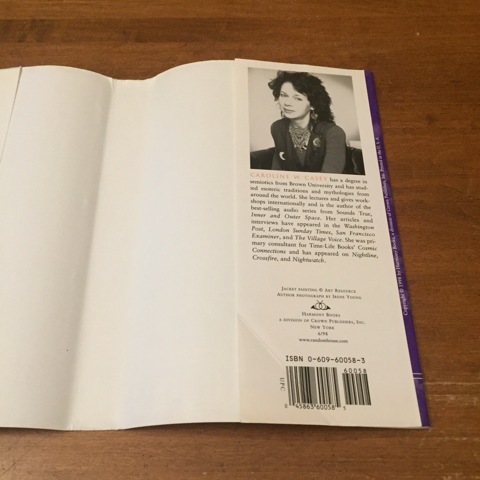 Making the Gods Work for You by Caroline Casey 1998 Harmony 1st Ed HBDJ Good