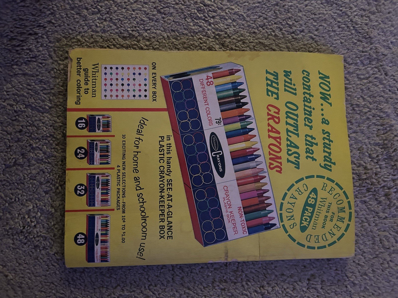 GI Joe 1965 Action Coloring Book Hassenfeld, Whitman 180 Pages, Vintage