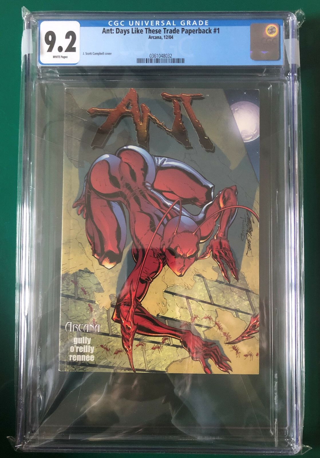 Ant: Days Like These Trade Paperback #1( 12/2004) – graded 9.2 by CGC- Arcana