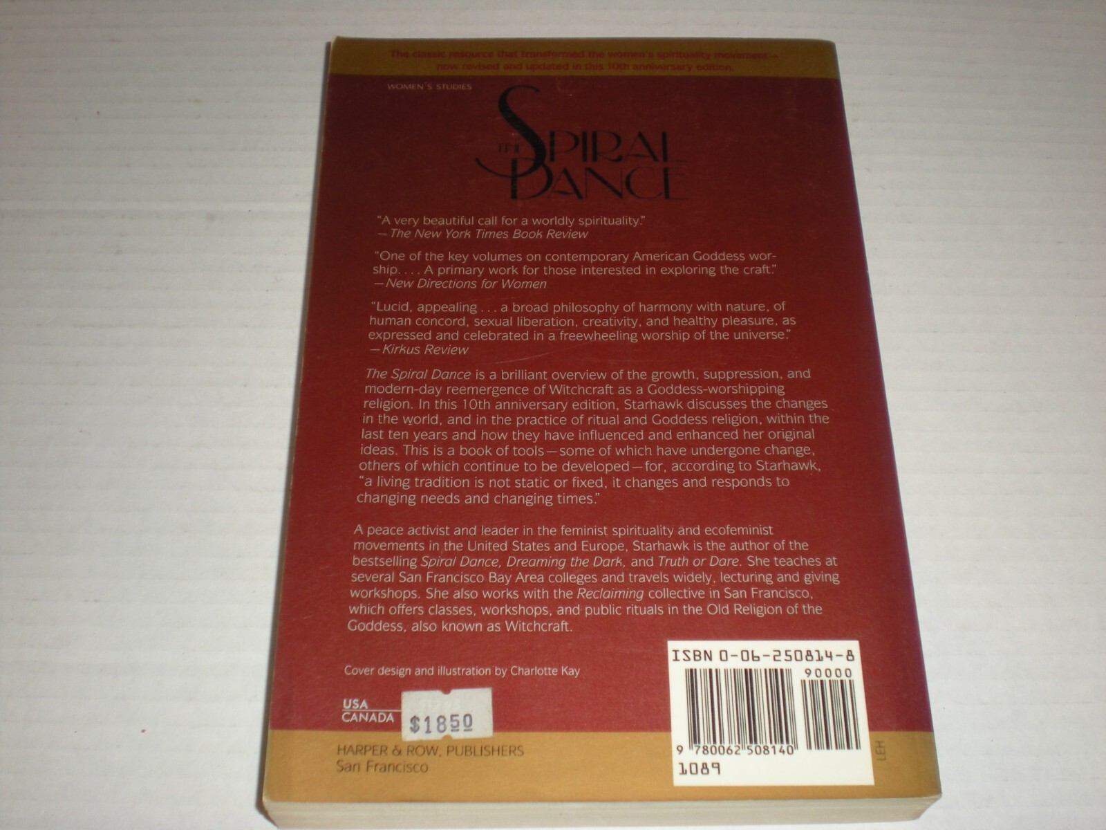 Spiral Dance 10TH ANNIVERSARY ED A Rebirth of the Ancient Religion Witchcraft nn