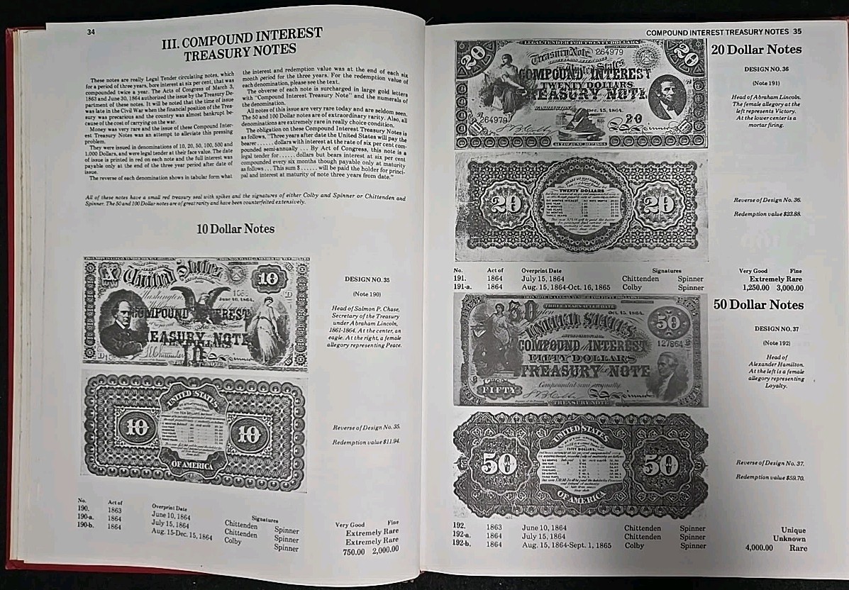 PAPER MONEY OF THE UNITED STATES, Robert Friedberg, 11th Edition. (8@50)