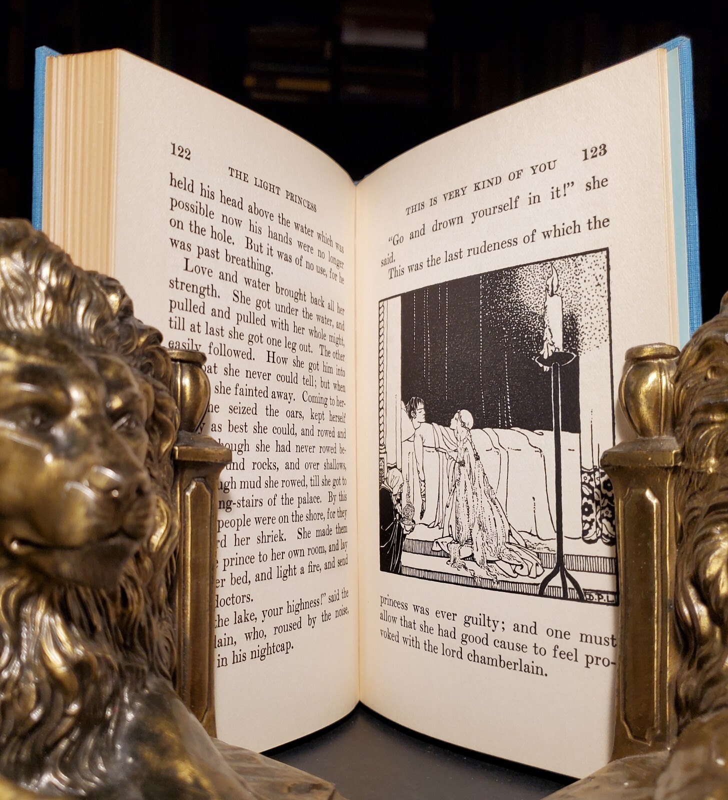 THE LIGHT PRINCESS George Macdonald 1927 *SIGNED* HC MacMillan co Illustrated